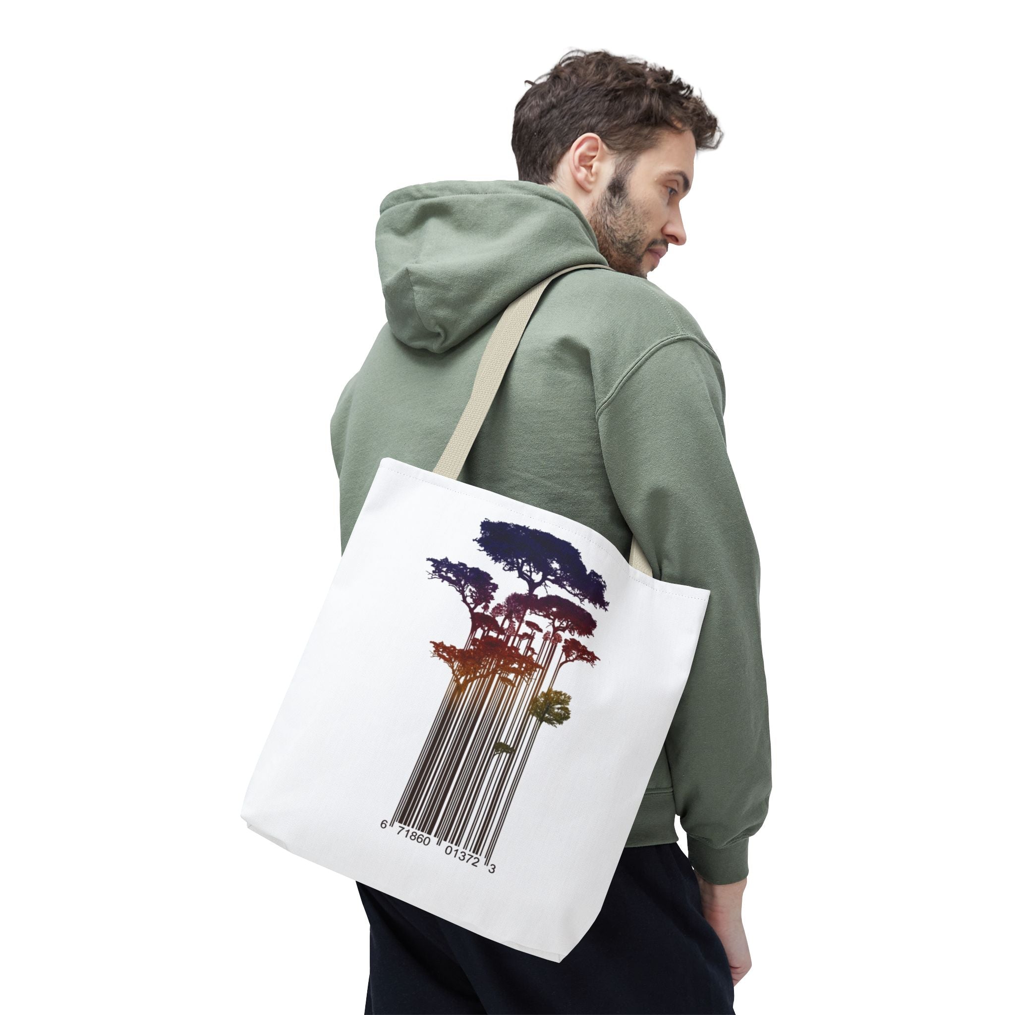Barcode Forest — Tote Bag