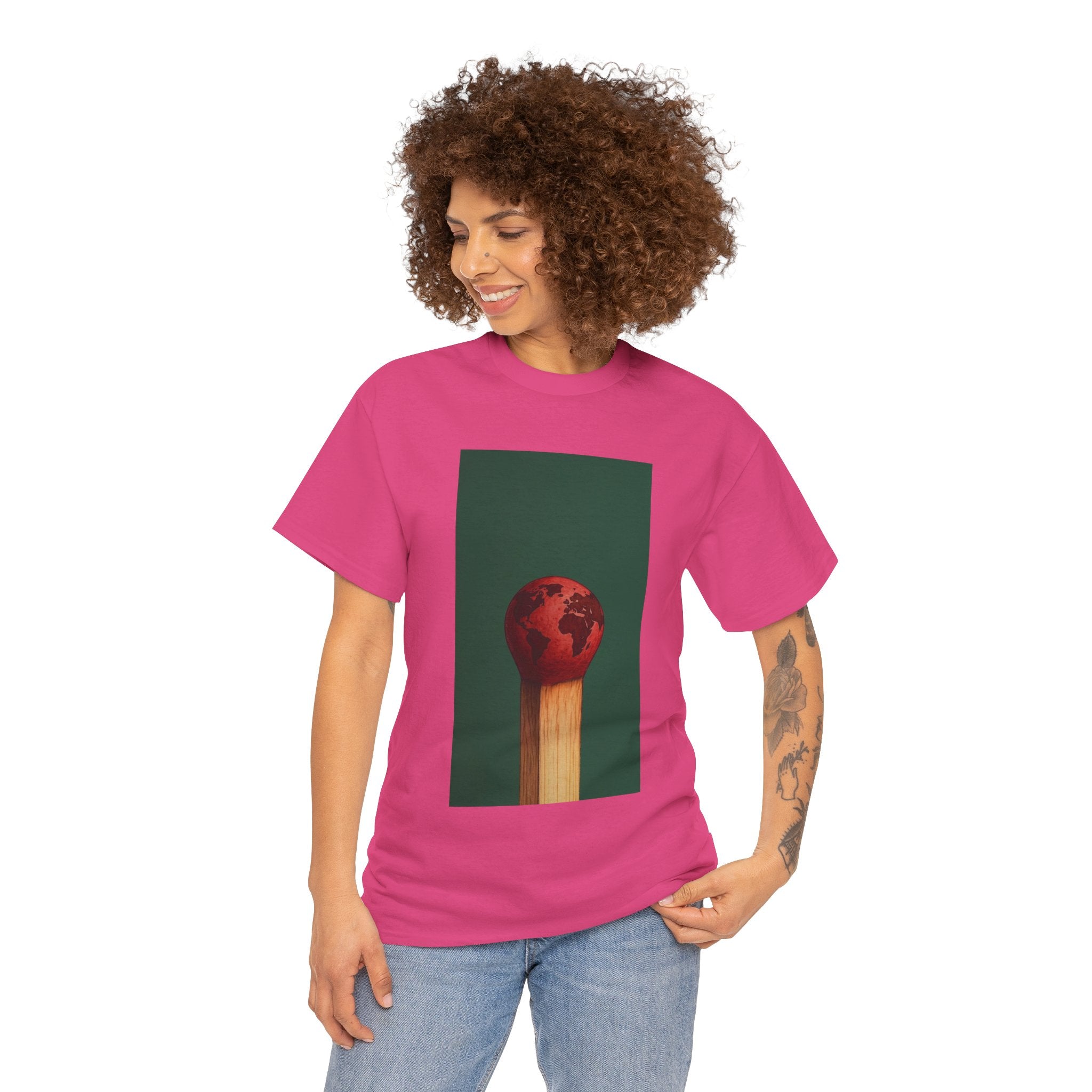 Matchstick Earth — T‑Shirt