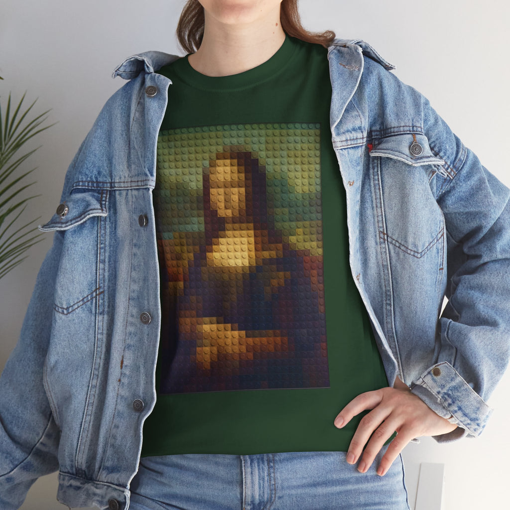Pixelated Mona Lisa - T‑Shirt