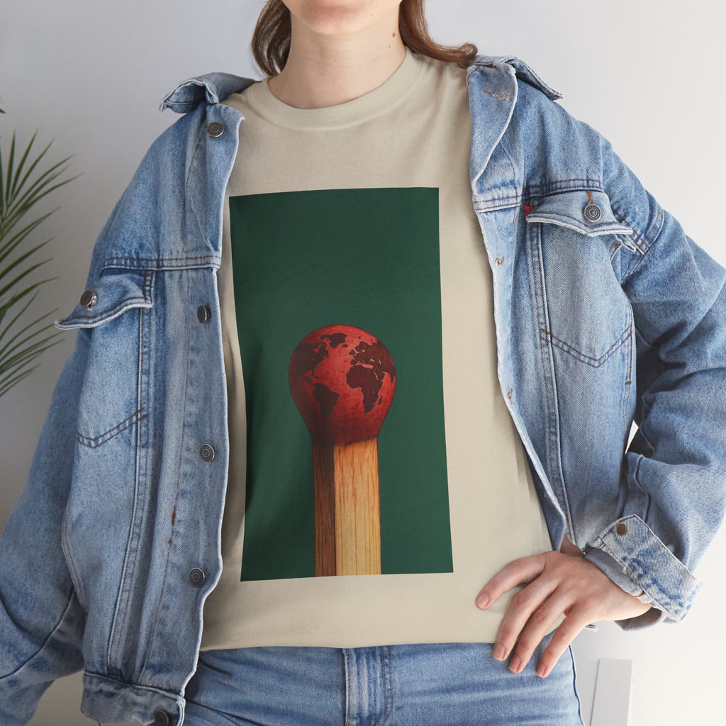 Matchstick Earth — T‑Shirt