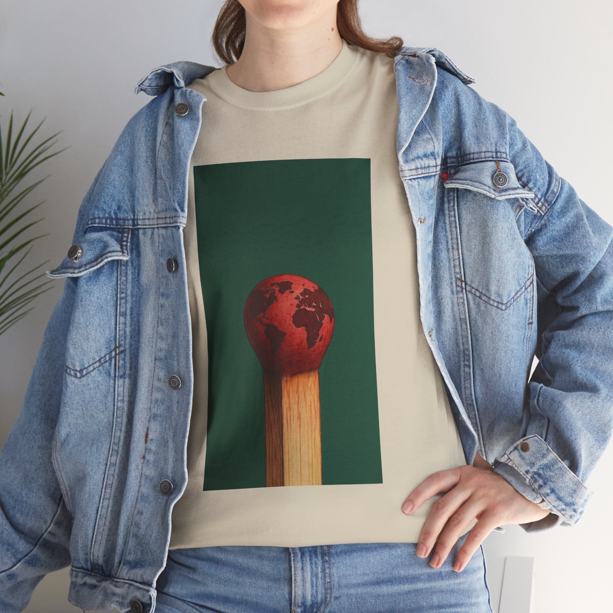 Matchstick Earth — T‑Shirt