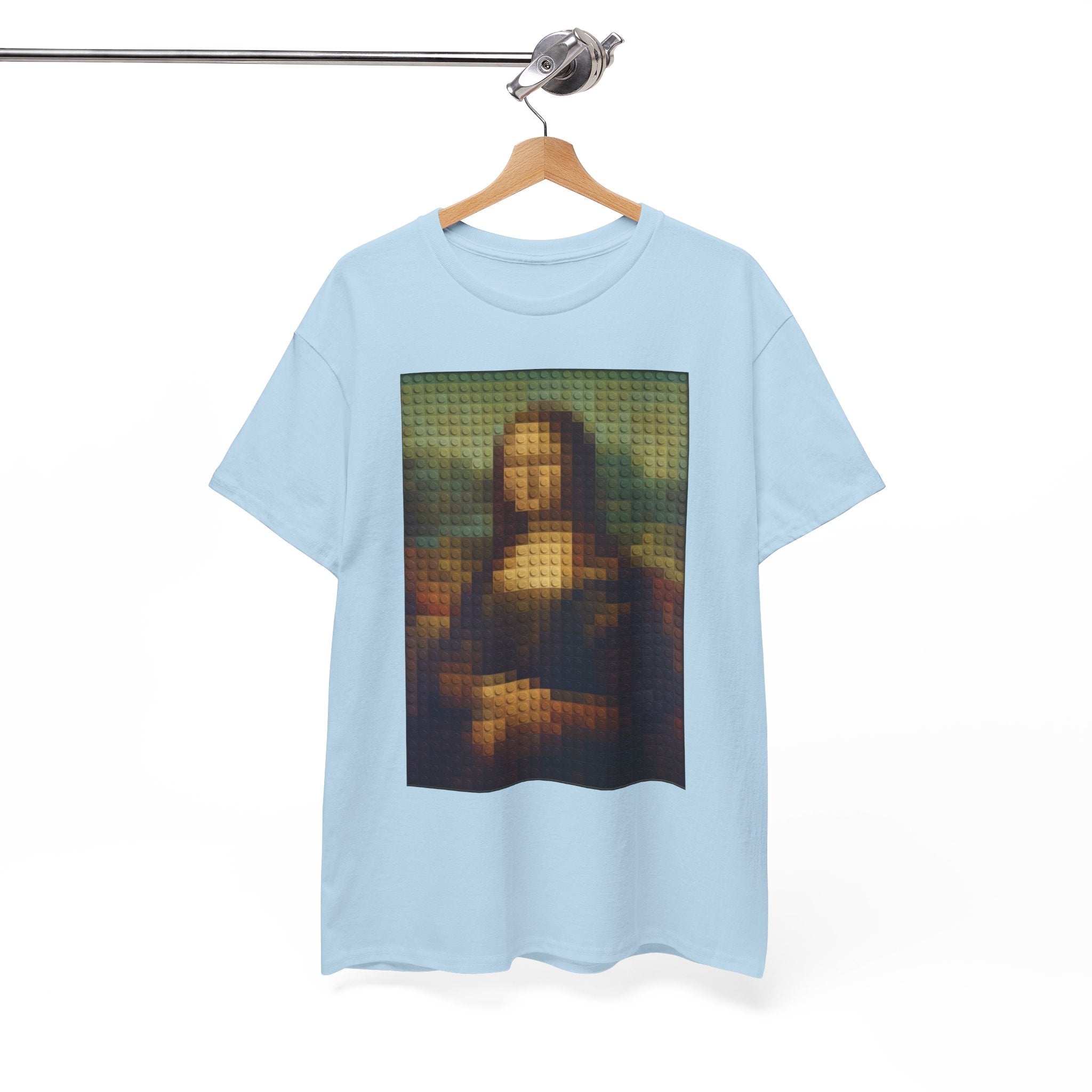 Pixelated Mona Lisa - T‑Shirt
