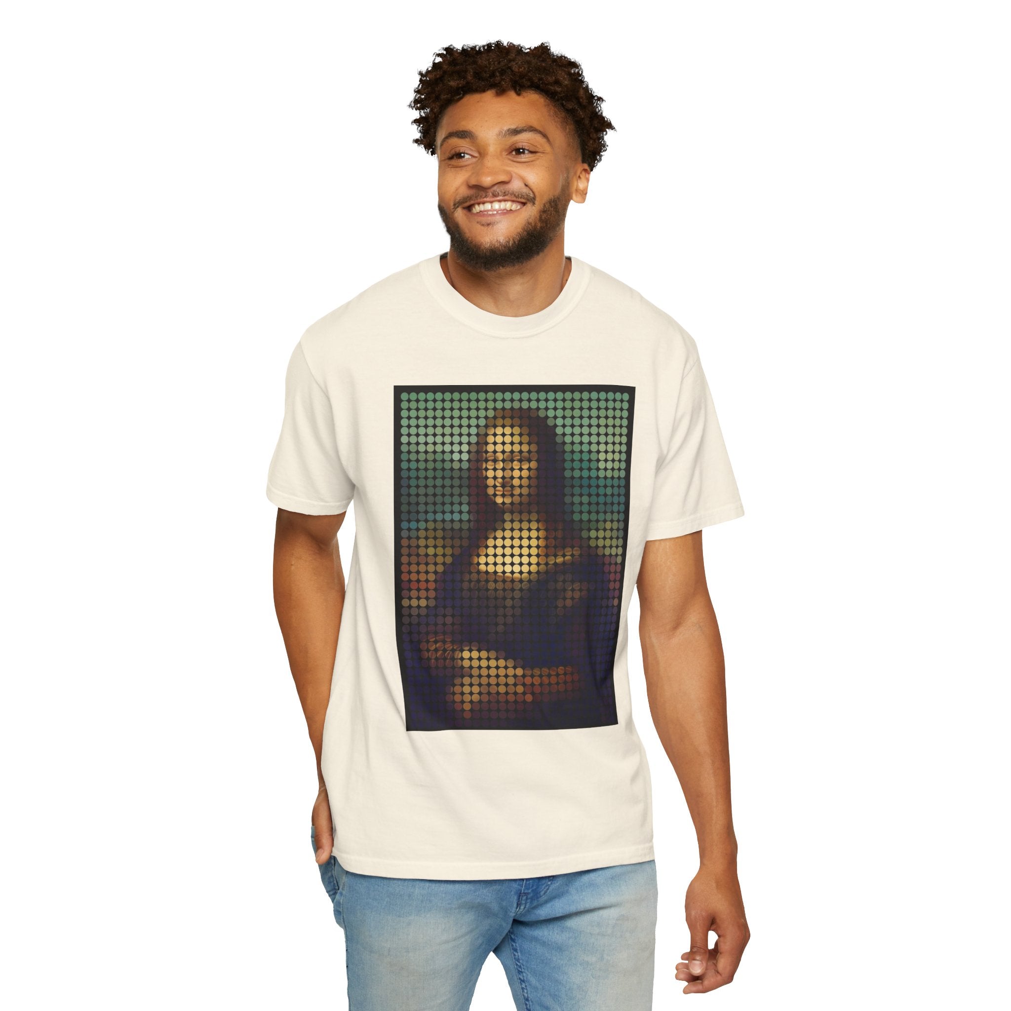 Mona Lisa Pixel Art — T-Shirt