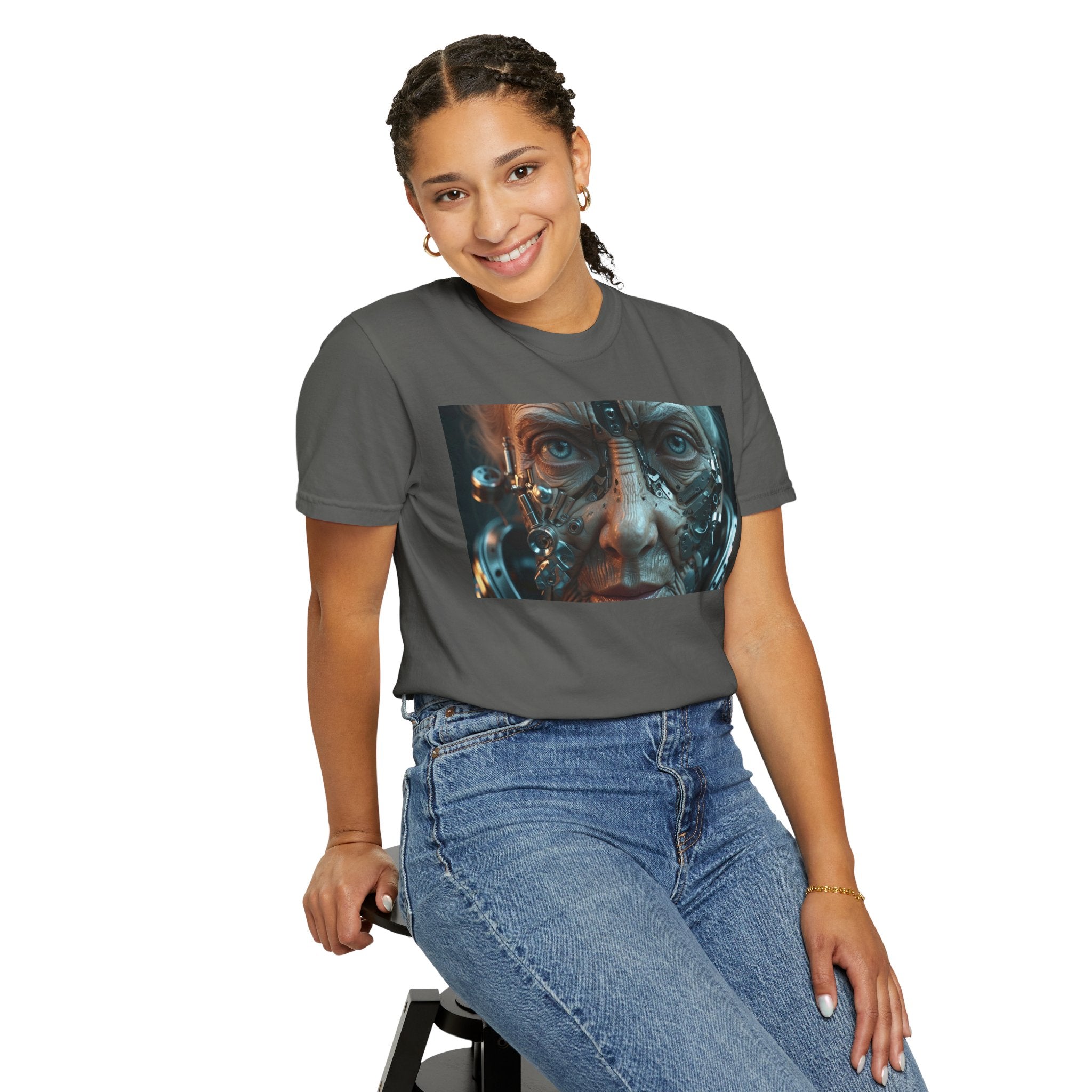 Cybernetic Old Face —T‑Shirt