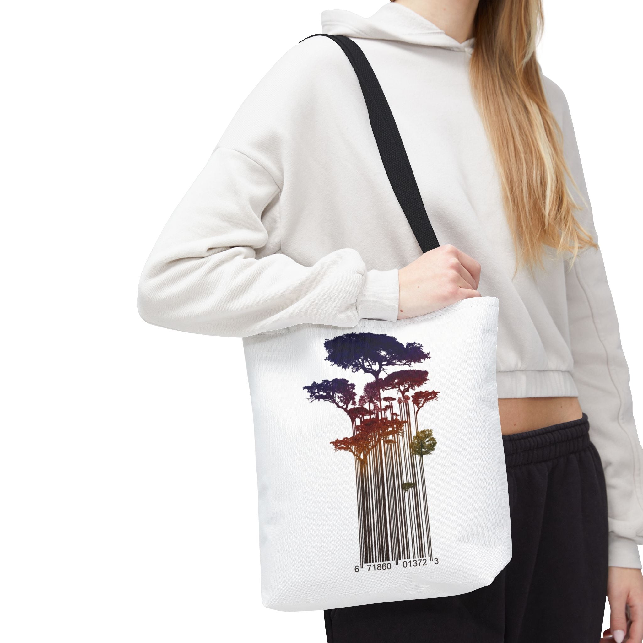 Barcode Forest — Tote Bag