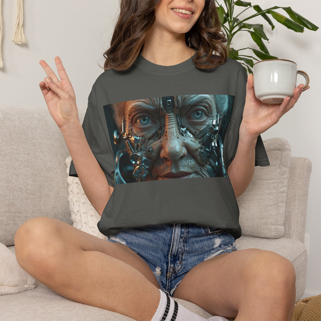 Cybernetic Old Face —T‑Shirt