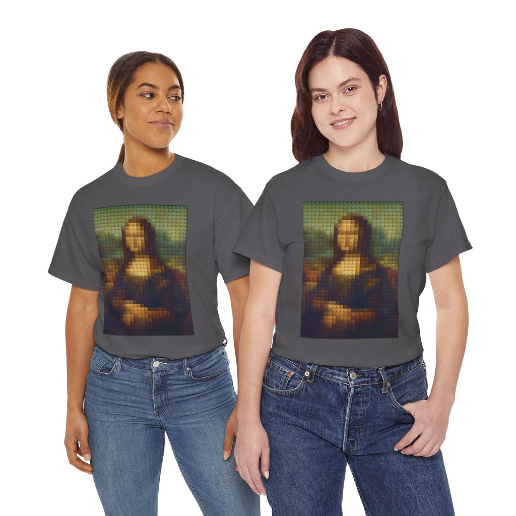 Pixelated Mona Lisa - T‑Shirt