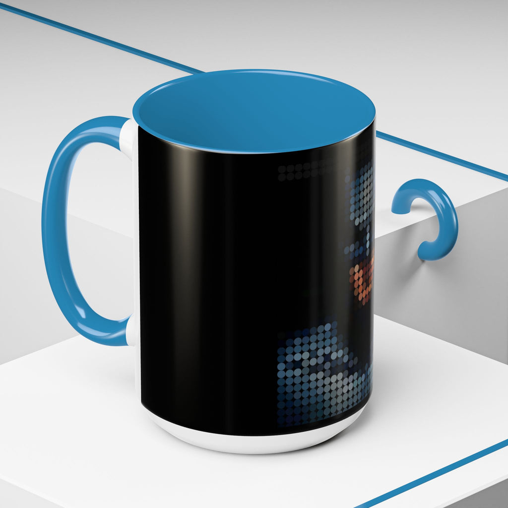 Pixel Art Dark Knight — Coffee Mug