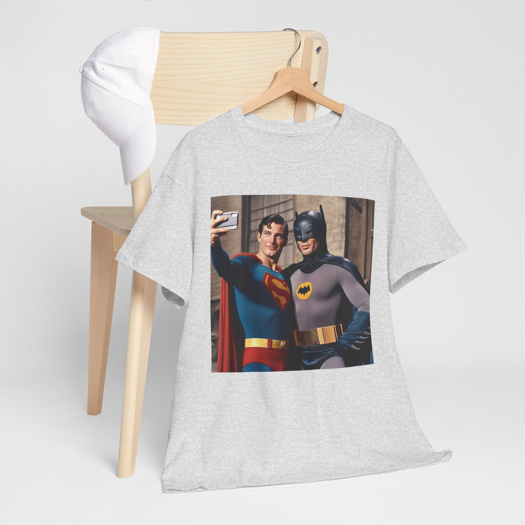 Retro Superhero Selfie - T shirt