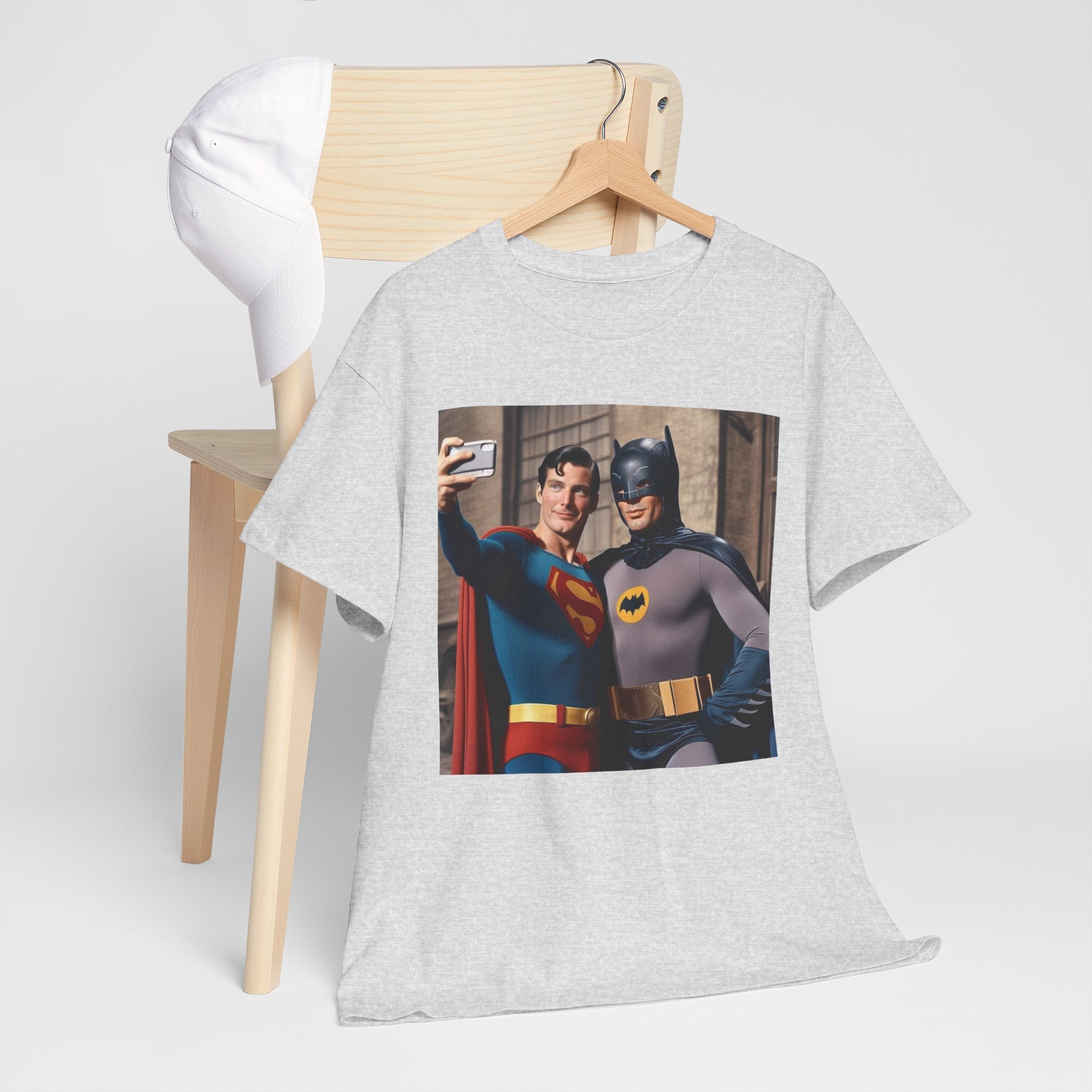 Retro Superhero Selfie - T shirt