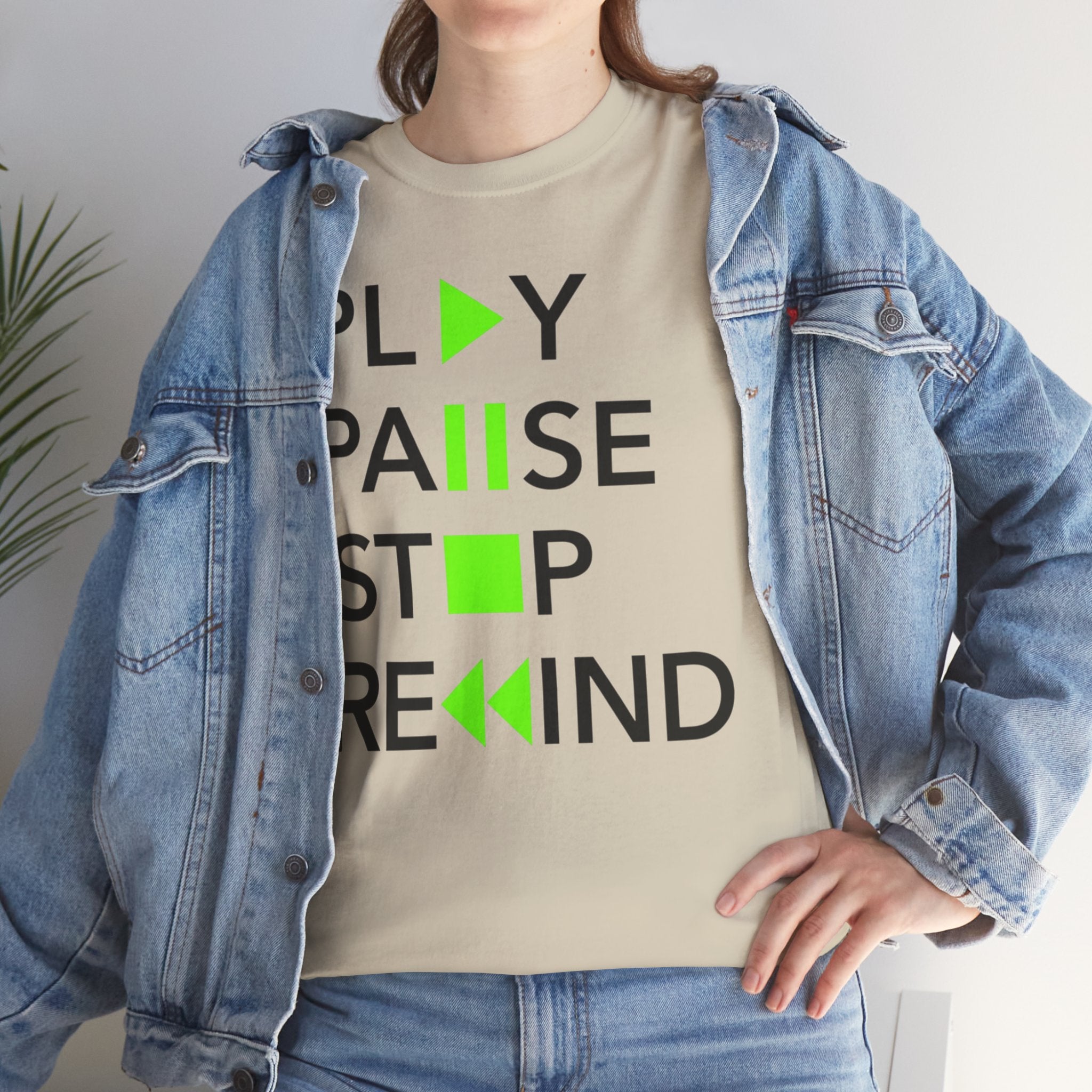 Play Pause Stop Rewind — T-Shirt