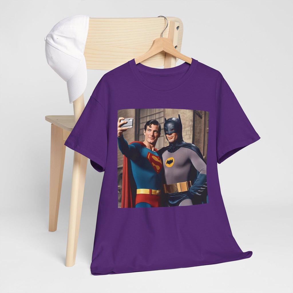Retro Superhero Selfie - T shirt