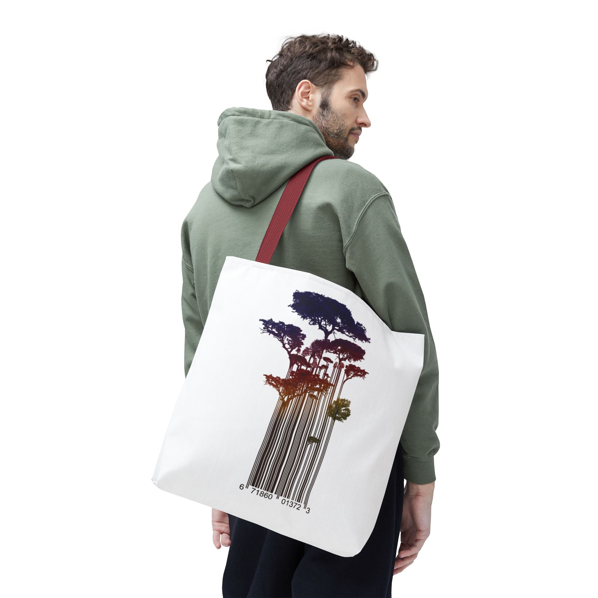 Barcode Forest — Tote Bag