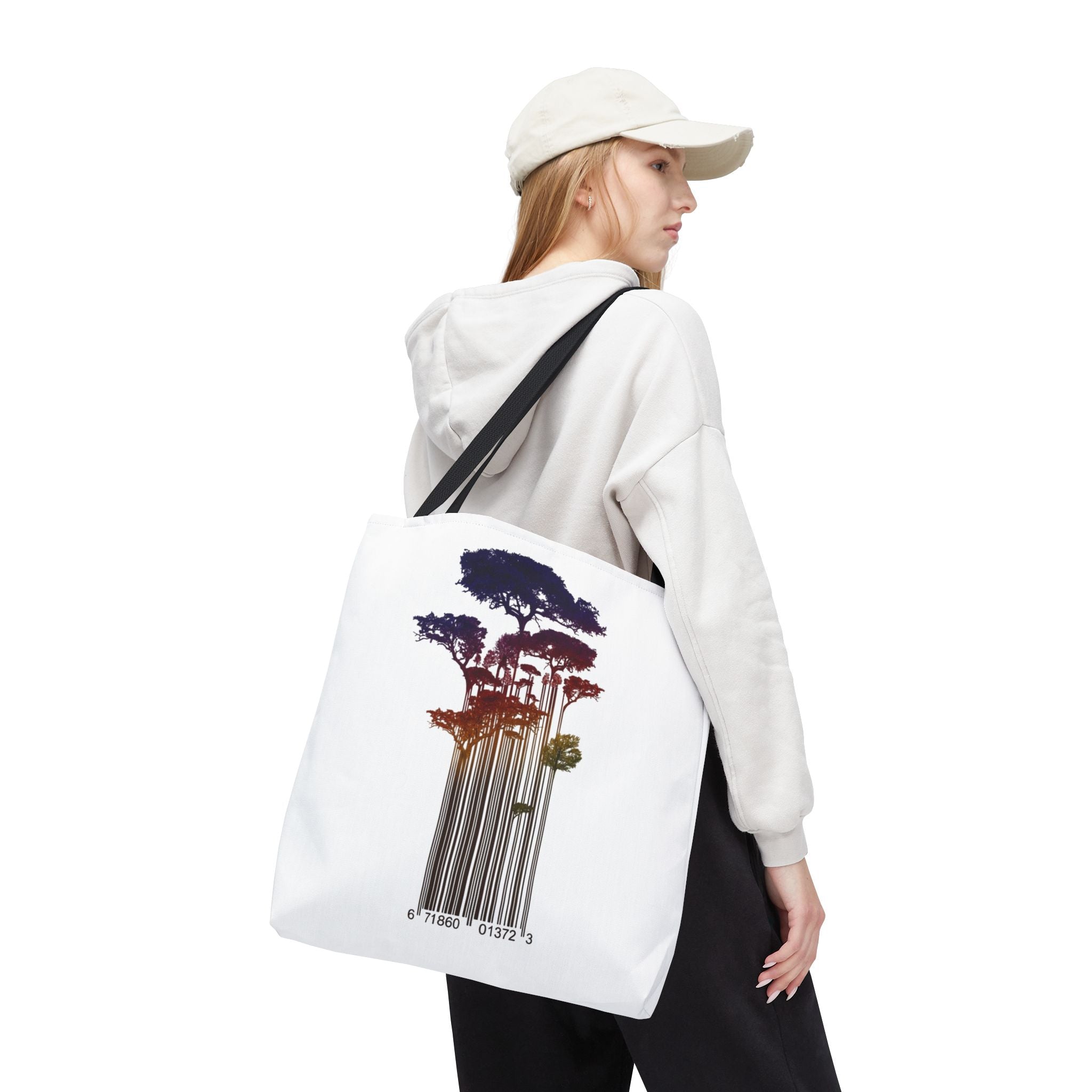 Barcode Forest — Tote Bag