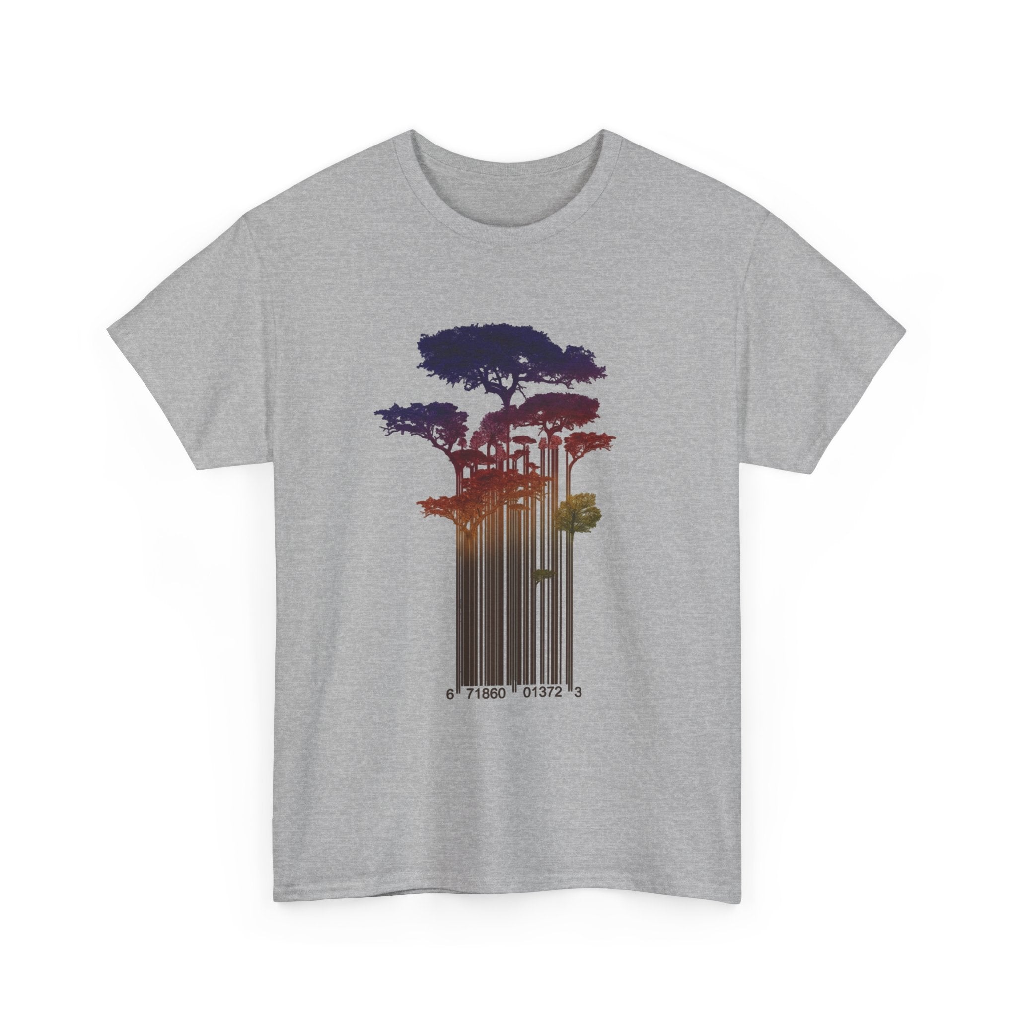 Barcode Forest T‑Shirt