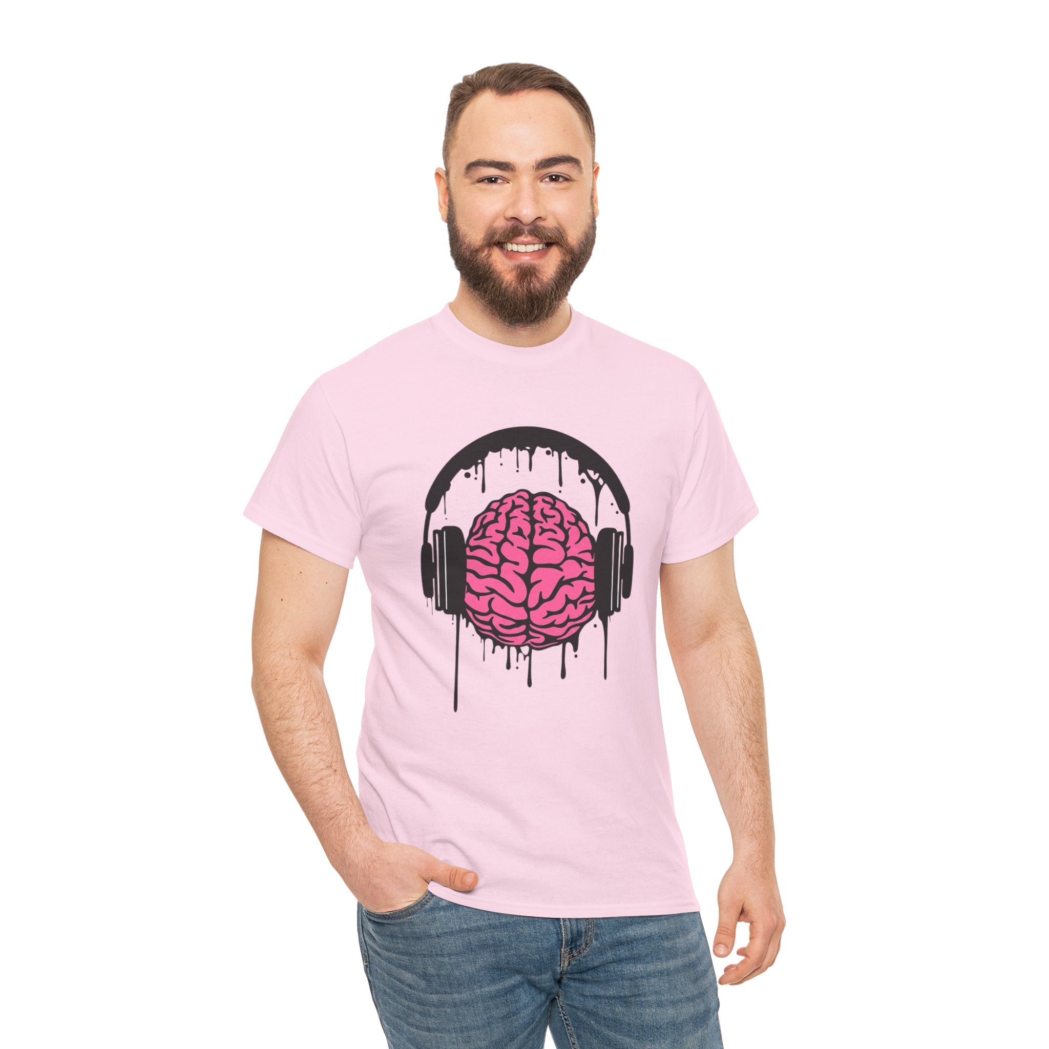 Music Lover Dripping Brain — T-Shirt