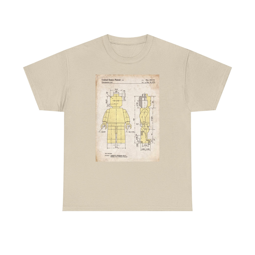 Lego Minifigure Patent T-Shirt – Pop Culture Graphic Tee