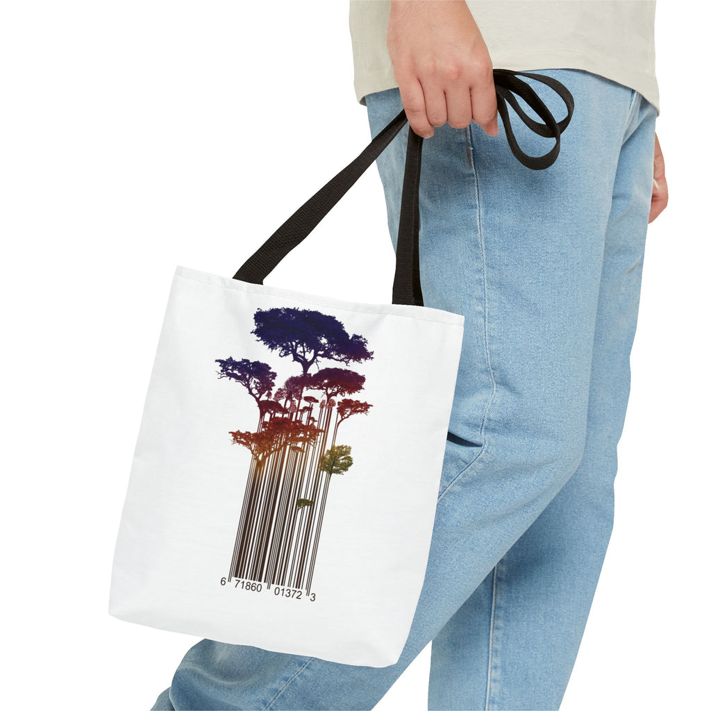 Barcode Forest — Tote Bag