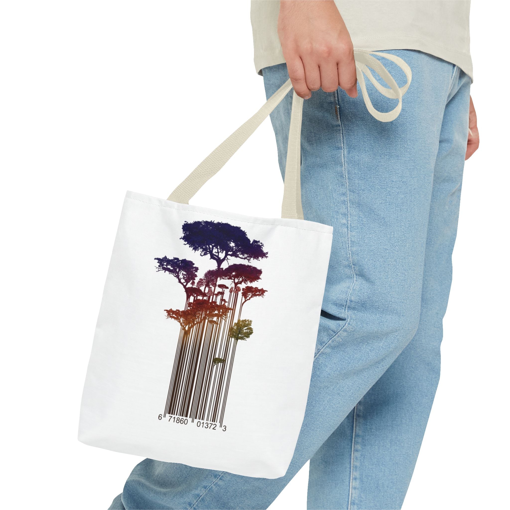 Barcode Forest — Tote Bag