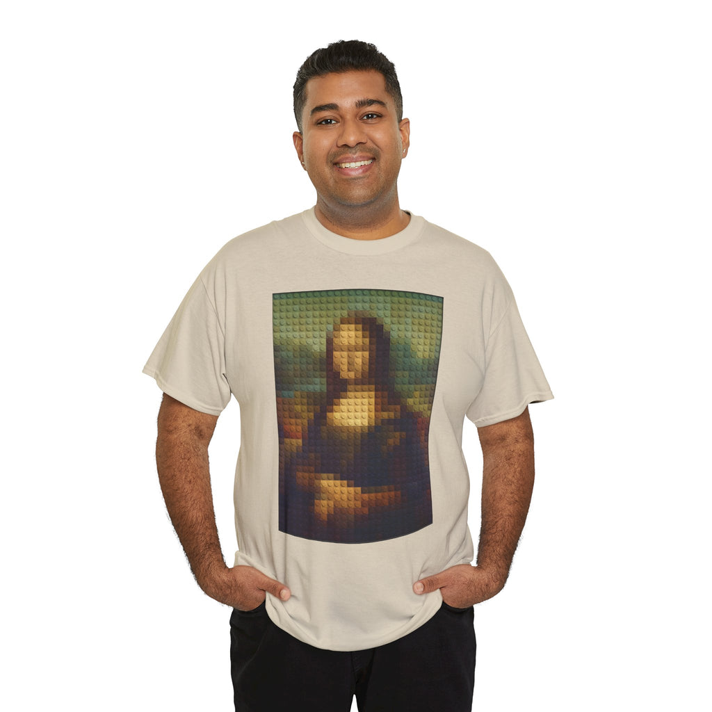 Pixelated Mona Lisa - T‑Shirt