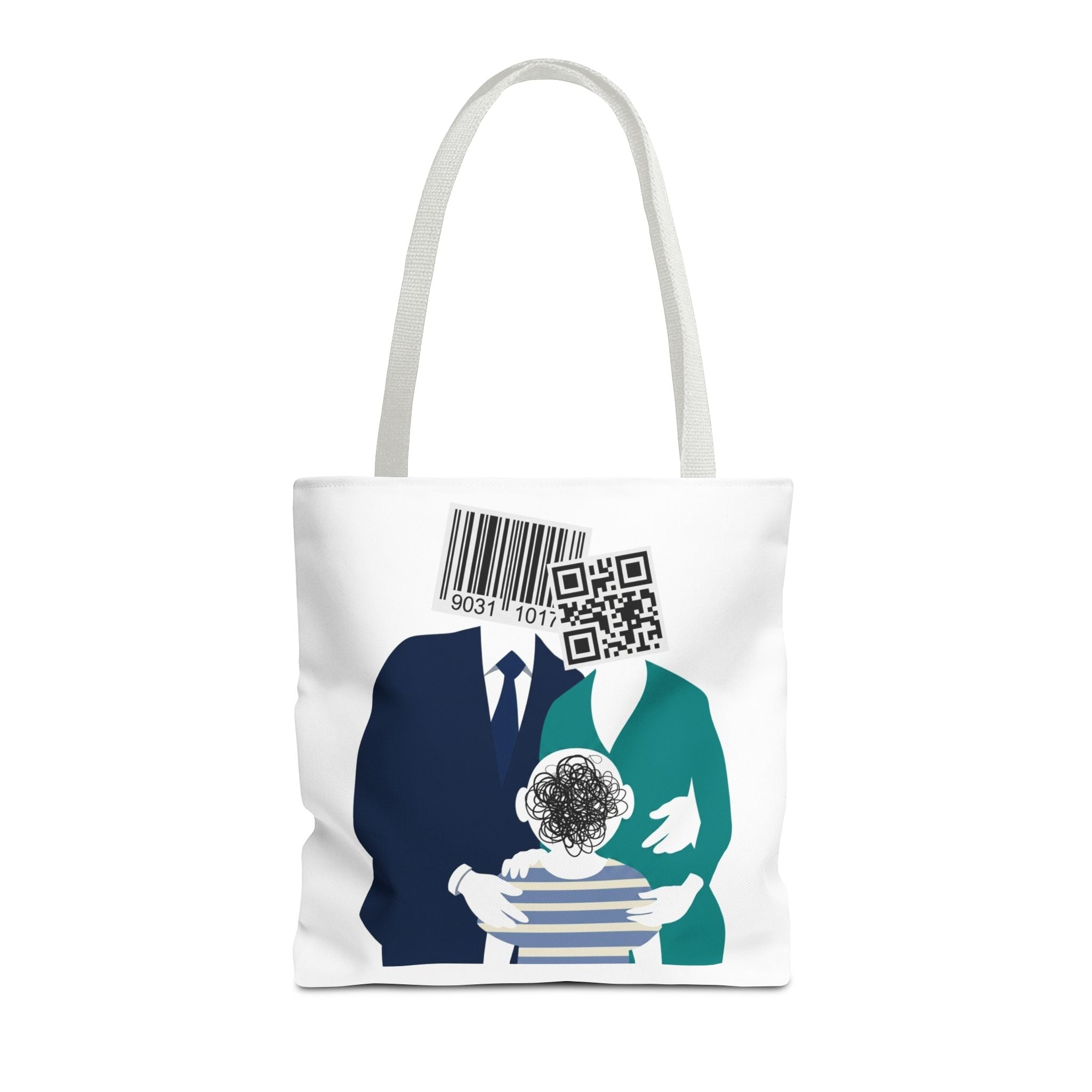 Barcode Family Portrait Tote Bag