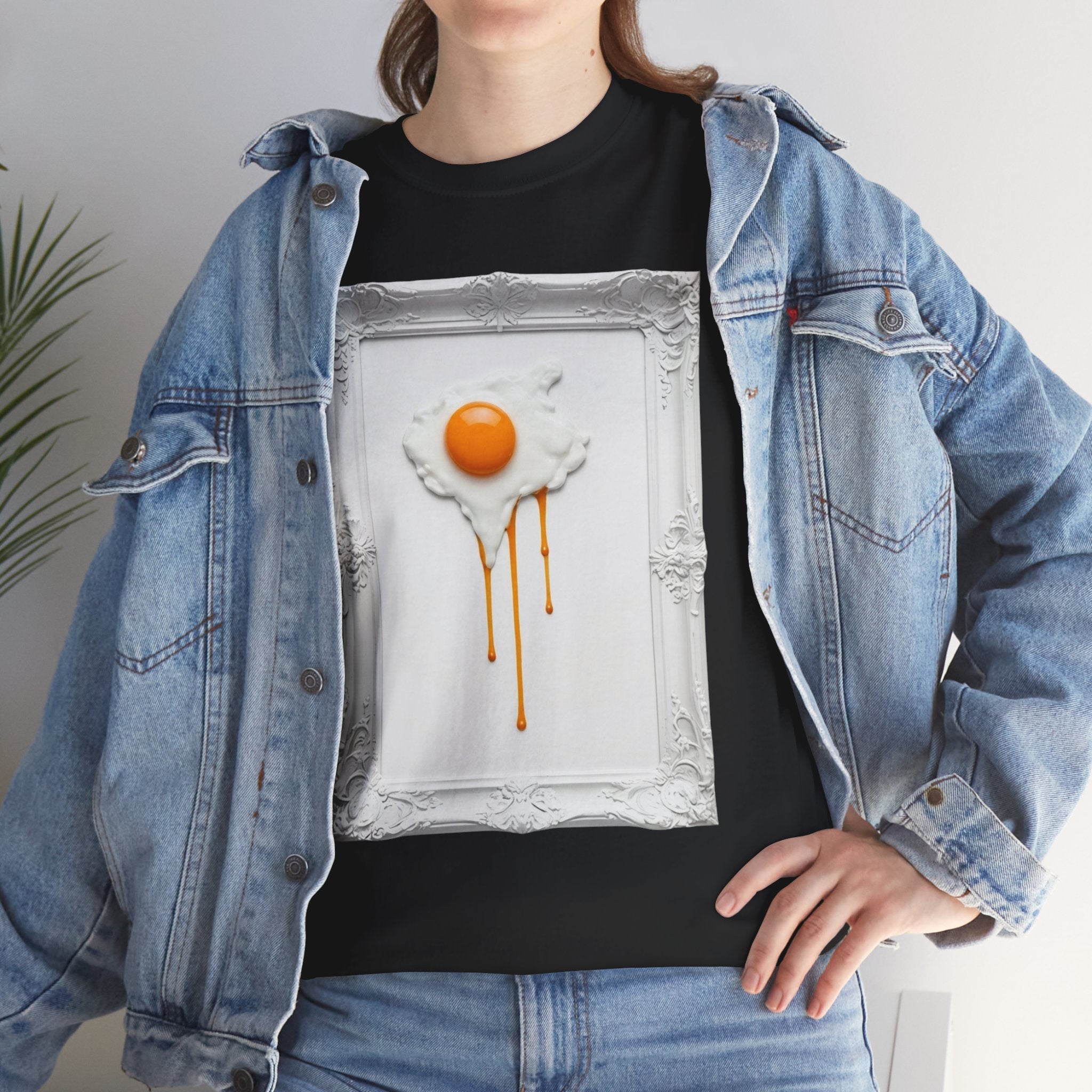 Artful Drip Fried Egg — T‑Shirt
