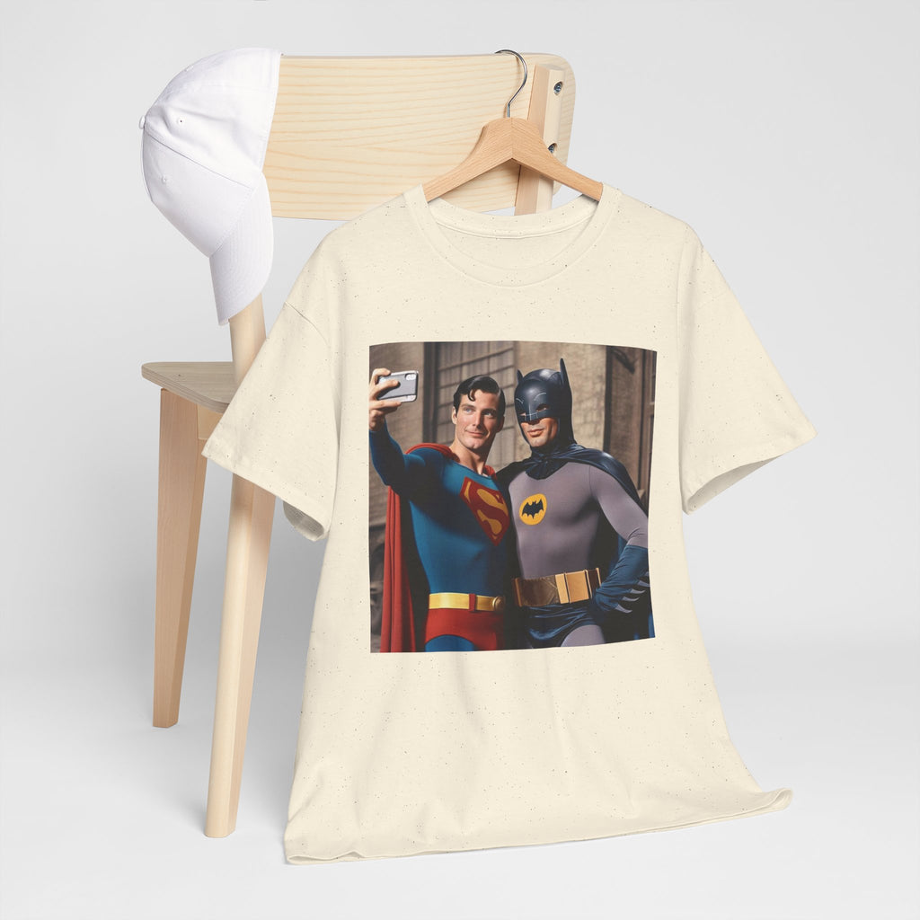 Retro Superhero Selfie - T shirt