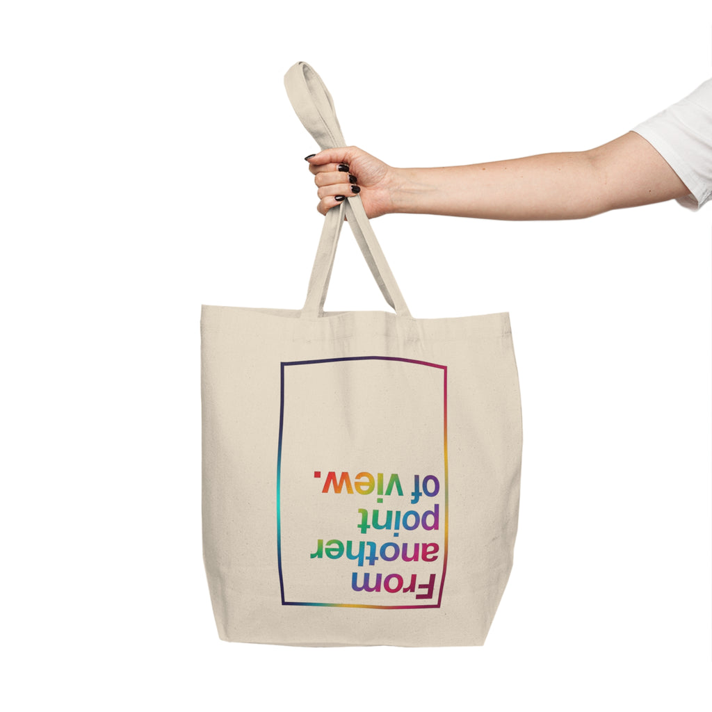 "From Another Point of View" — Canvas Tote Bag