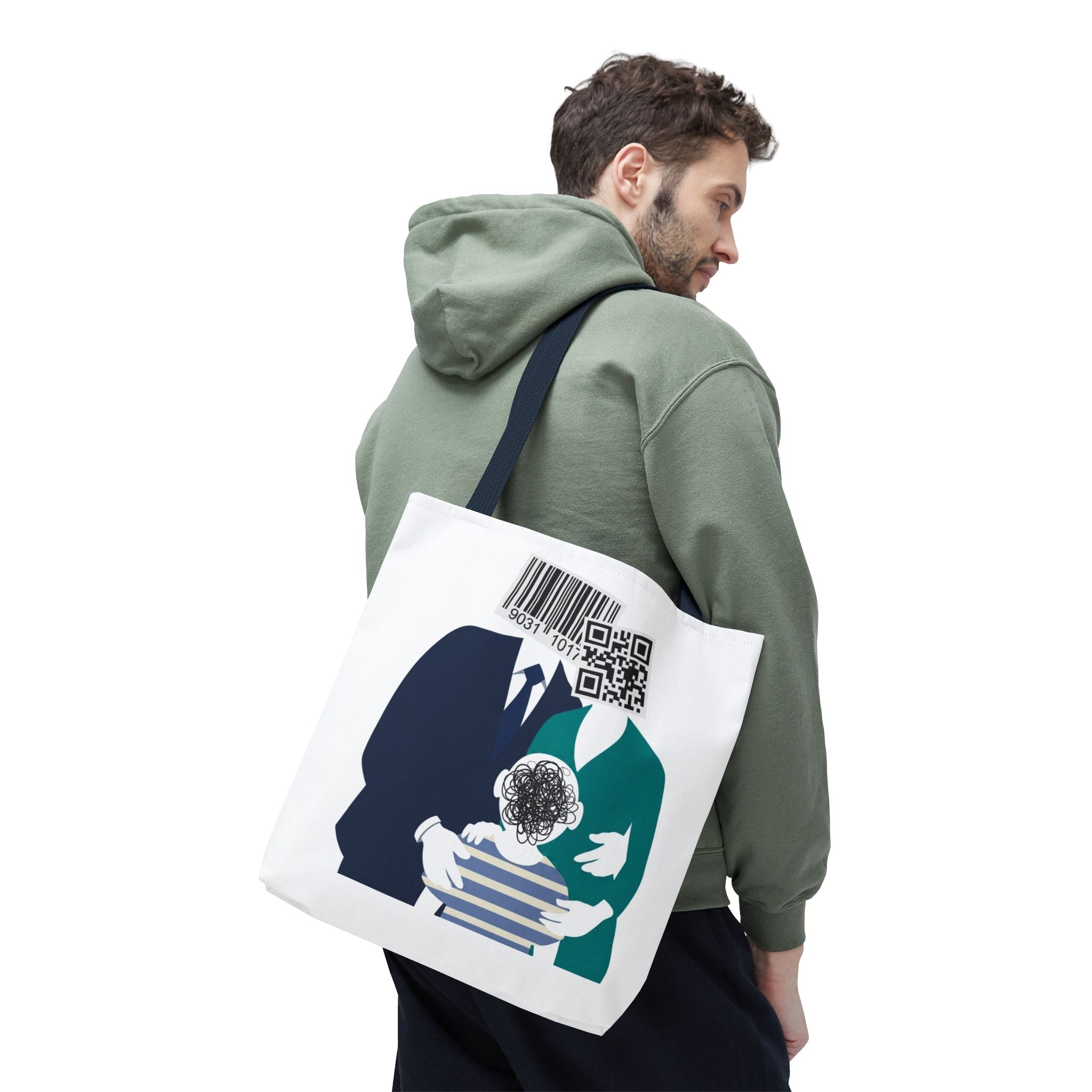 Barcode Family Portrait Tote Bag