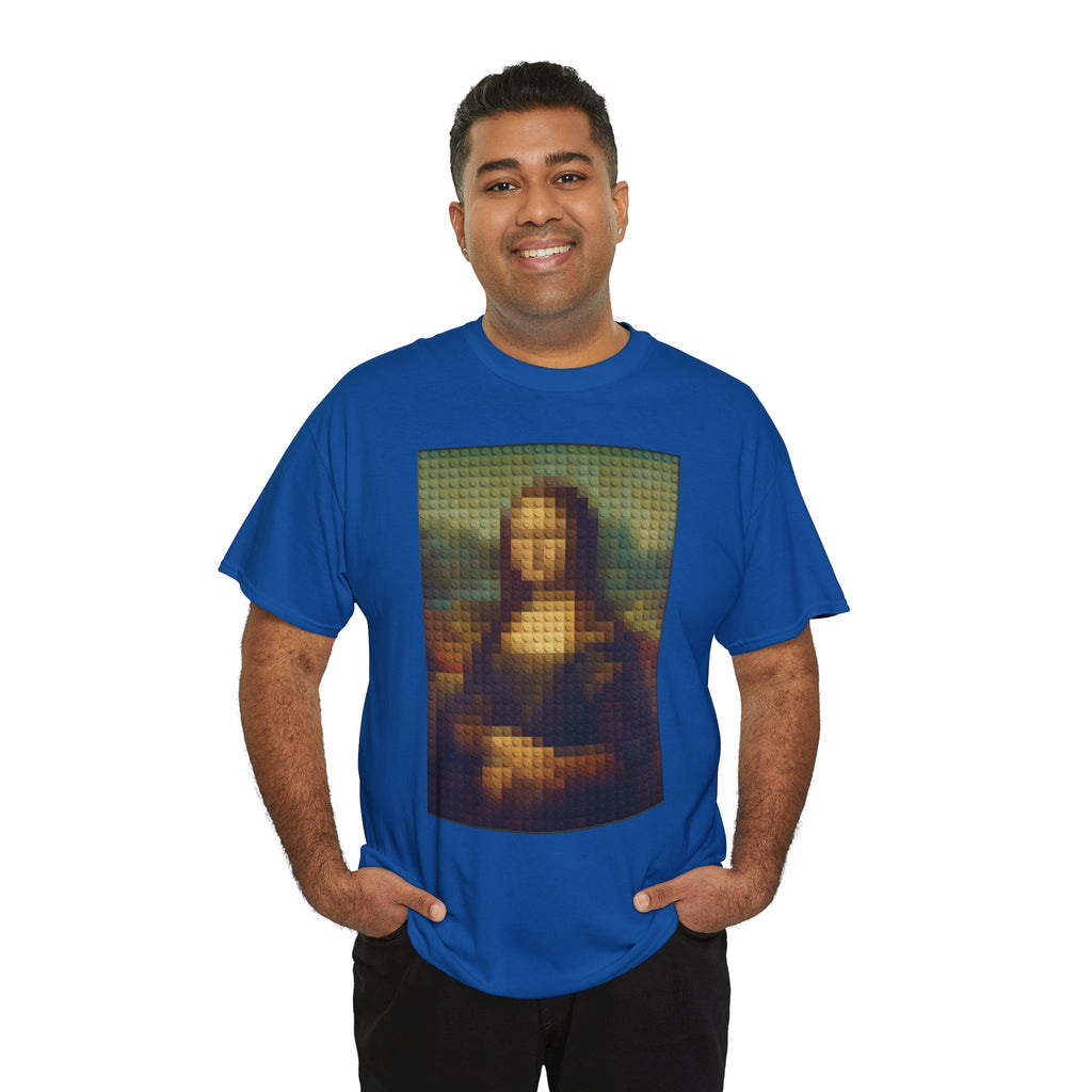 Pixelated Mona Lisa - T‑Shirt