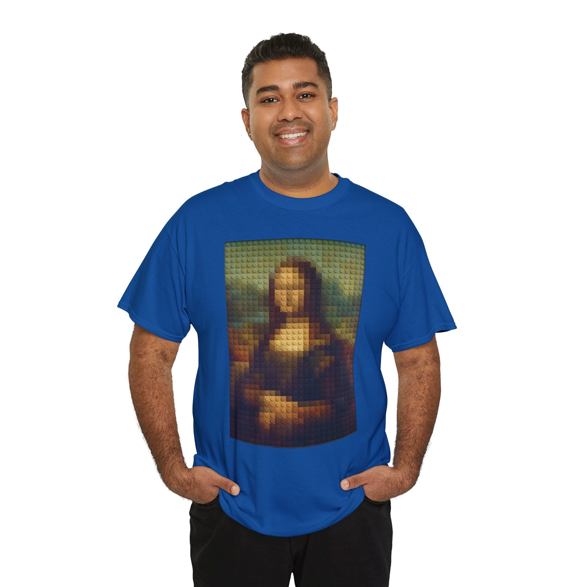 Pixelated Mona Lisa - T‑Shirt