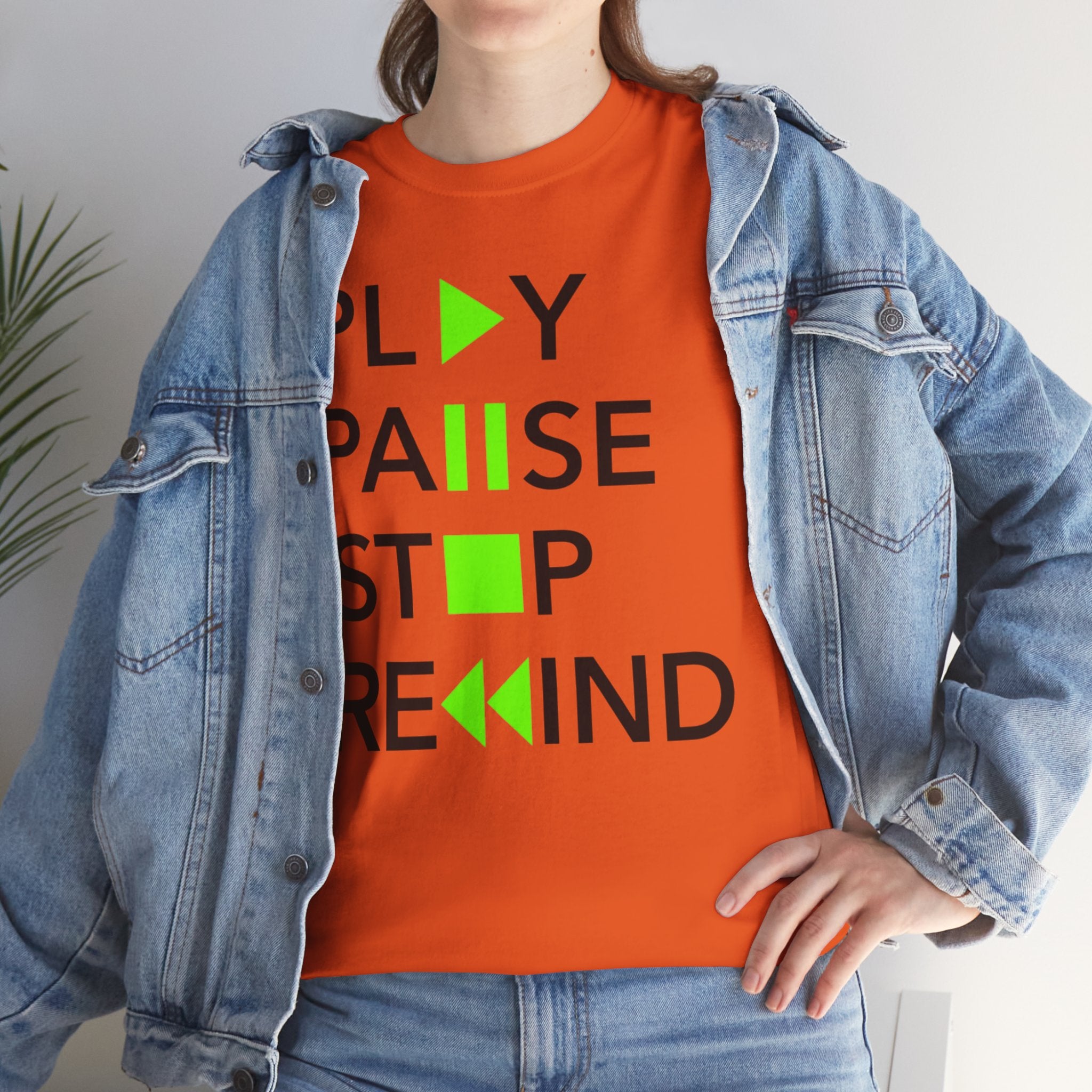Play Pause Stop Rewind — T-Shirt