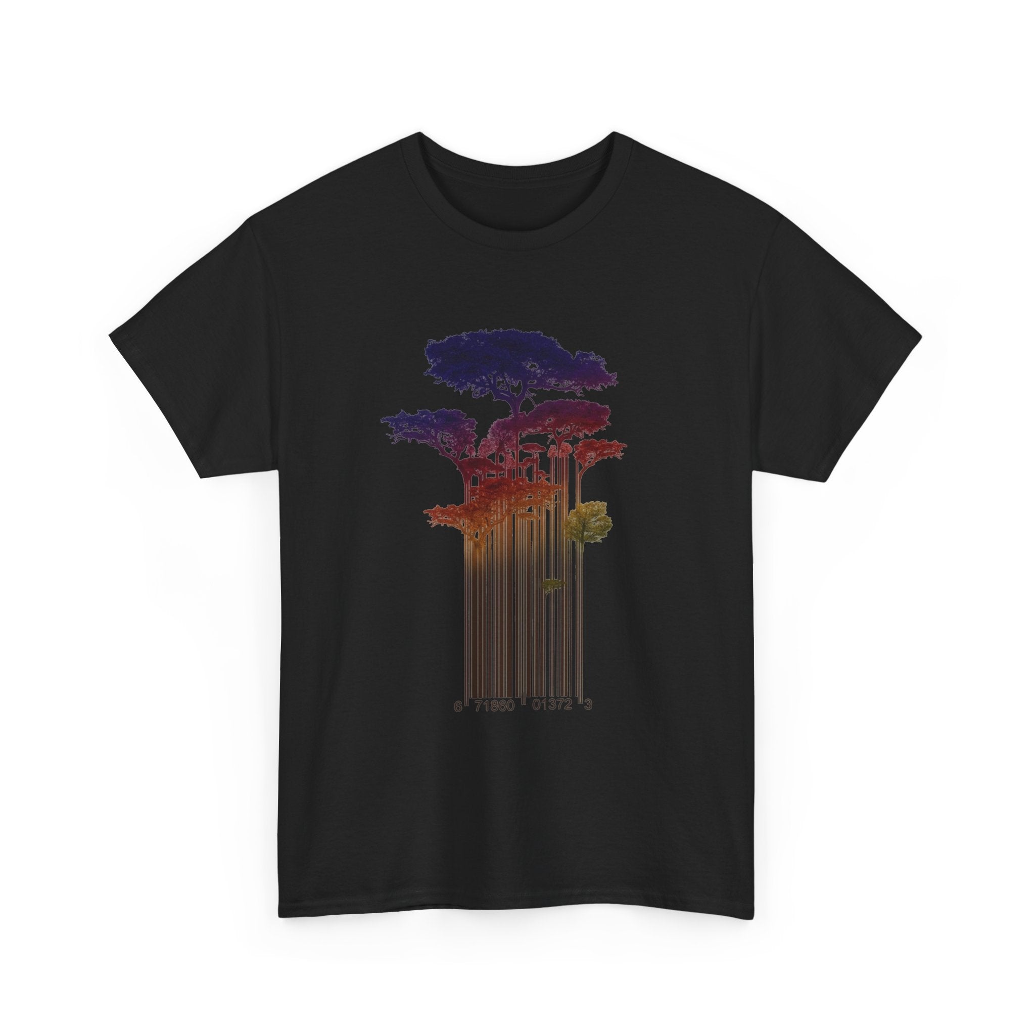 Barcode Forest T‑Shirt