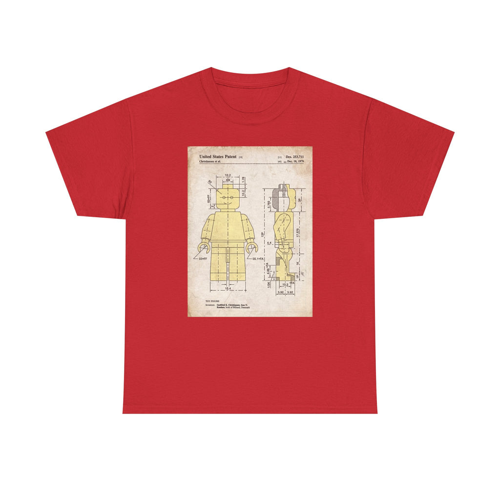 Lego Minifigure Patent T-Shirt – Pop Culture Graphic Tee