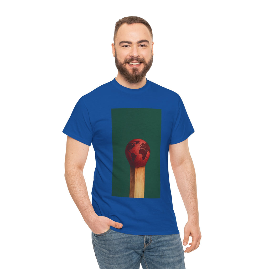 Matchstick Earth — T‑Shirt