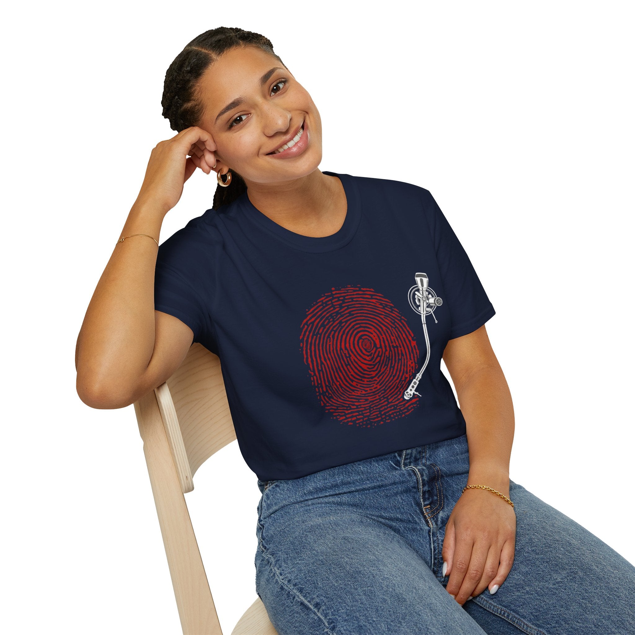 Fingerprint Turntable — T-Shirt