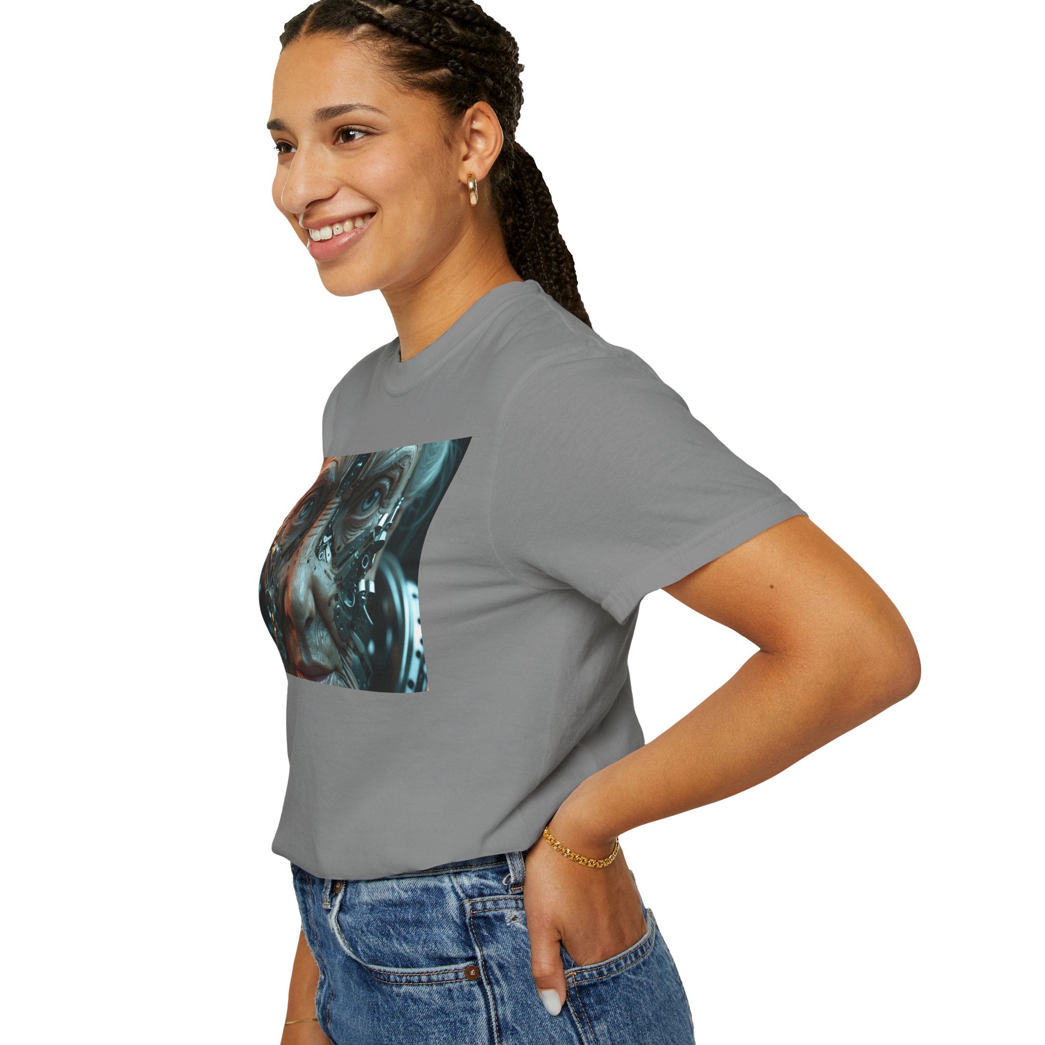 Cybernetic Old Face —T‑Shirt