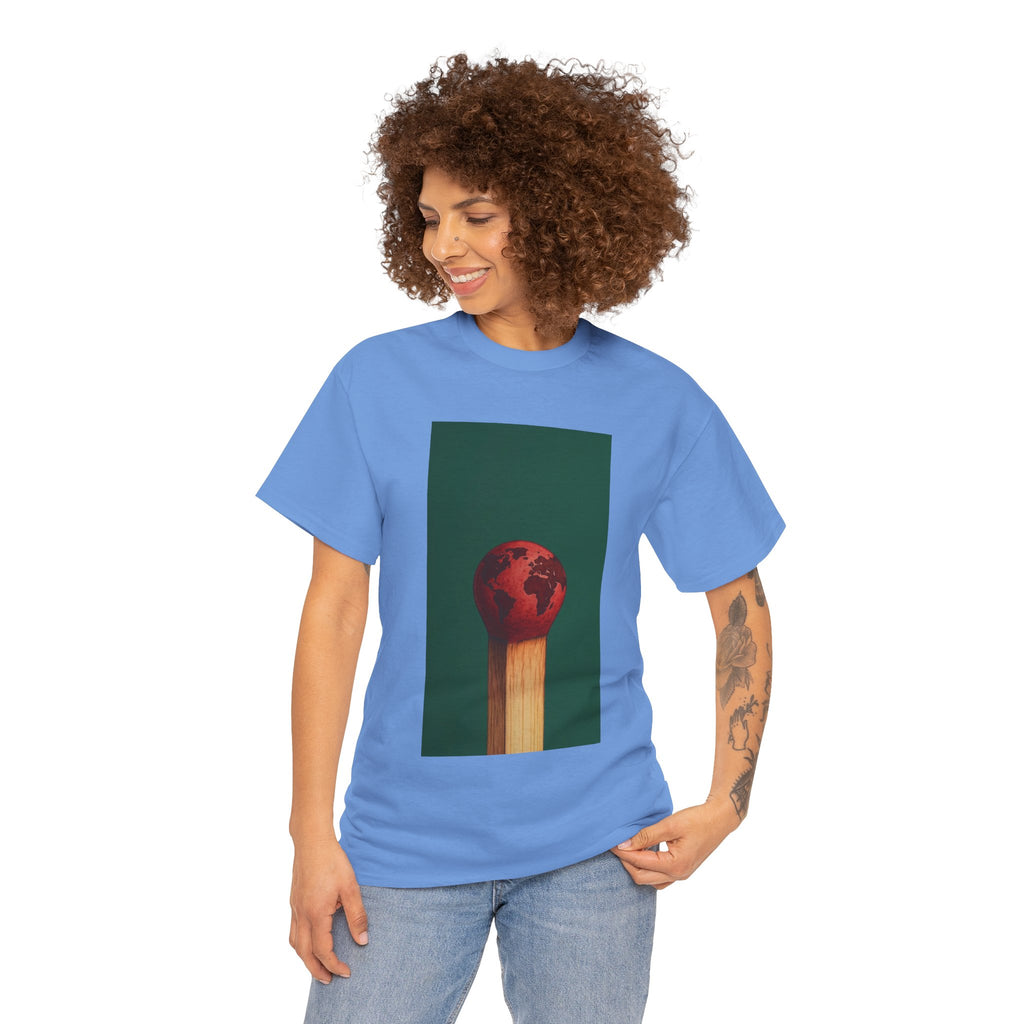 Matchstick Earth — T‑Shirt