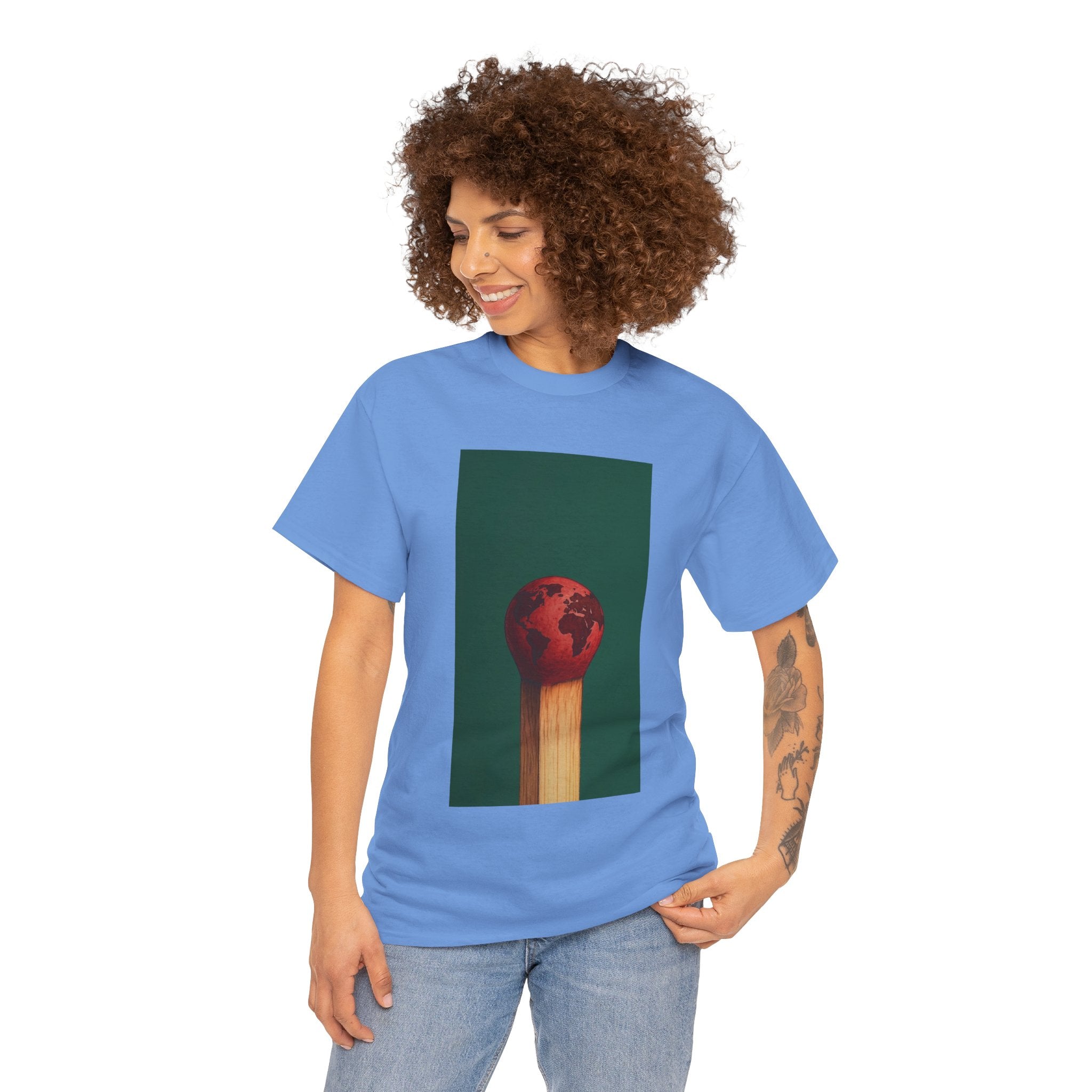 Matchstick Earth — T‑Shirt