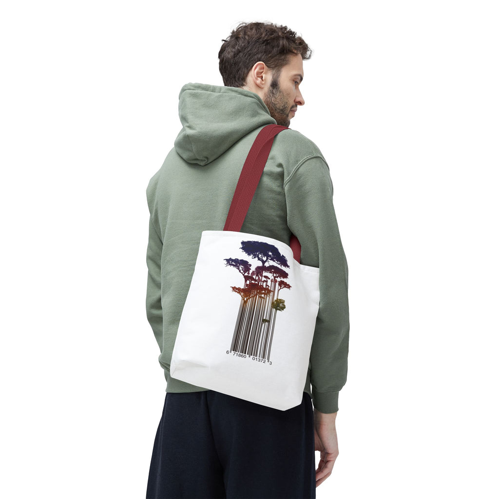 Barcode Forest — Tote Bag
