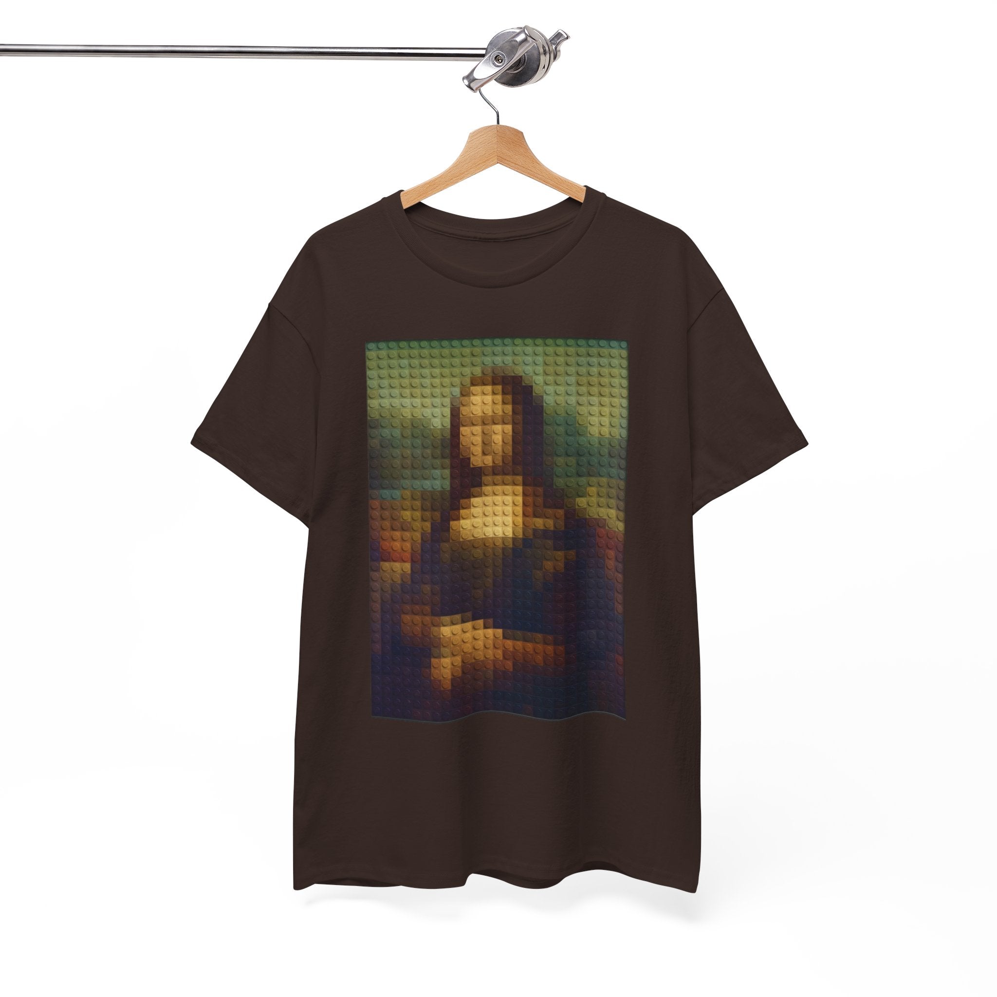Pixelated Mona Lisa - T‑Shirt