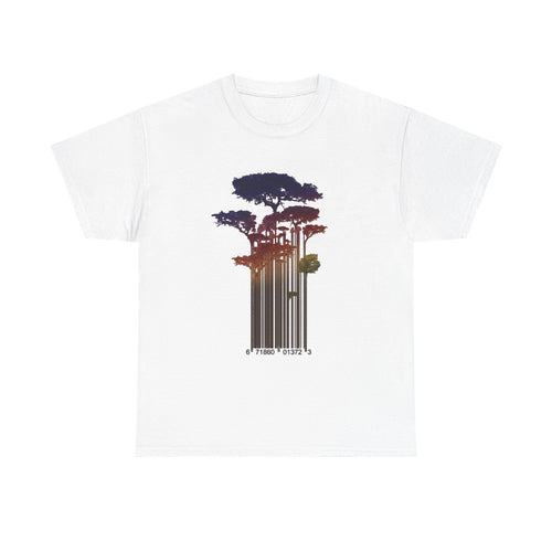Barcode Forest T‑Shirt