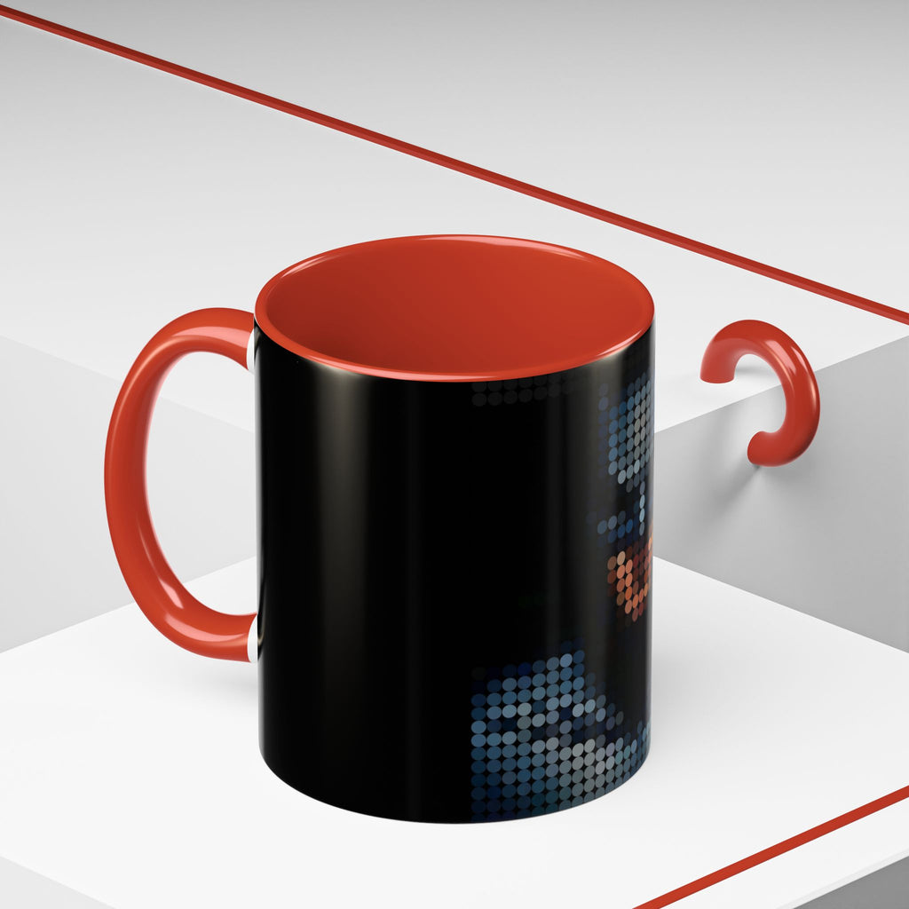 Pixel Art Dark Knight — Coffee Mug