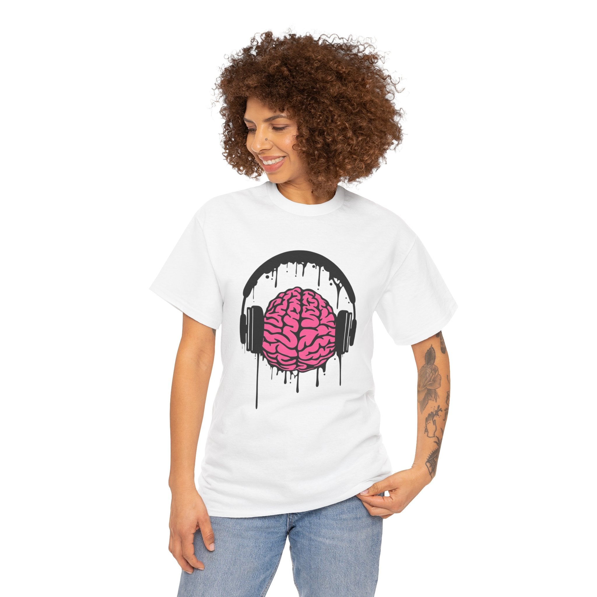 Music Lover Dripping Brain — T-Shirt