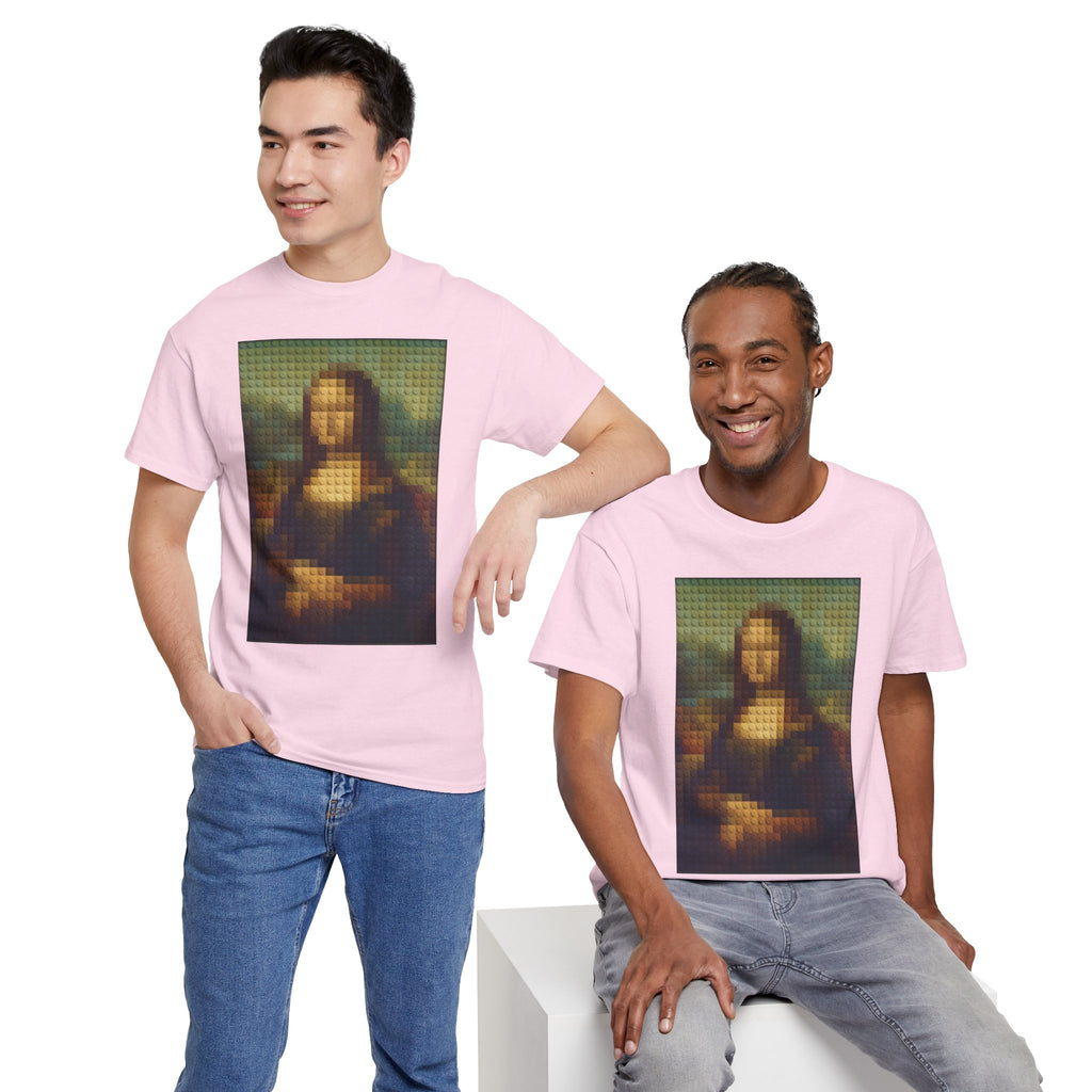Pixelated Mona Lisa - T‑Shirt