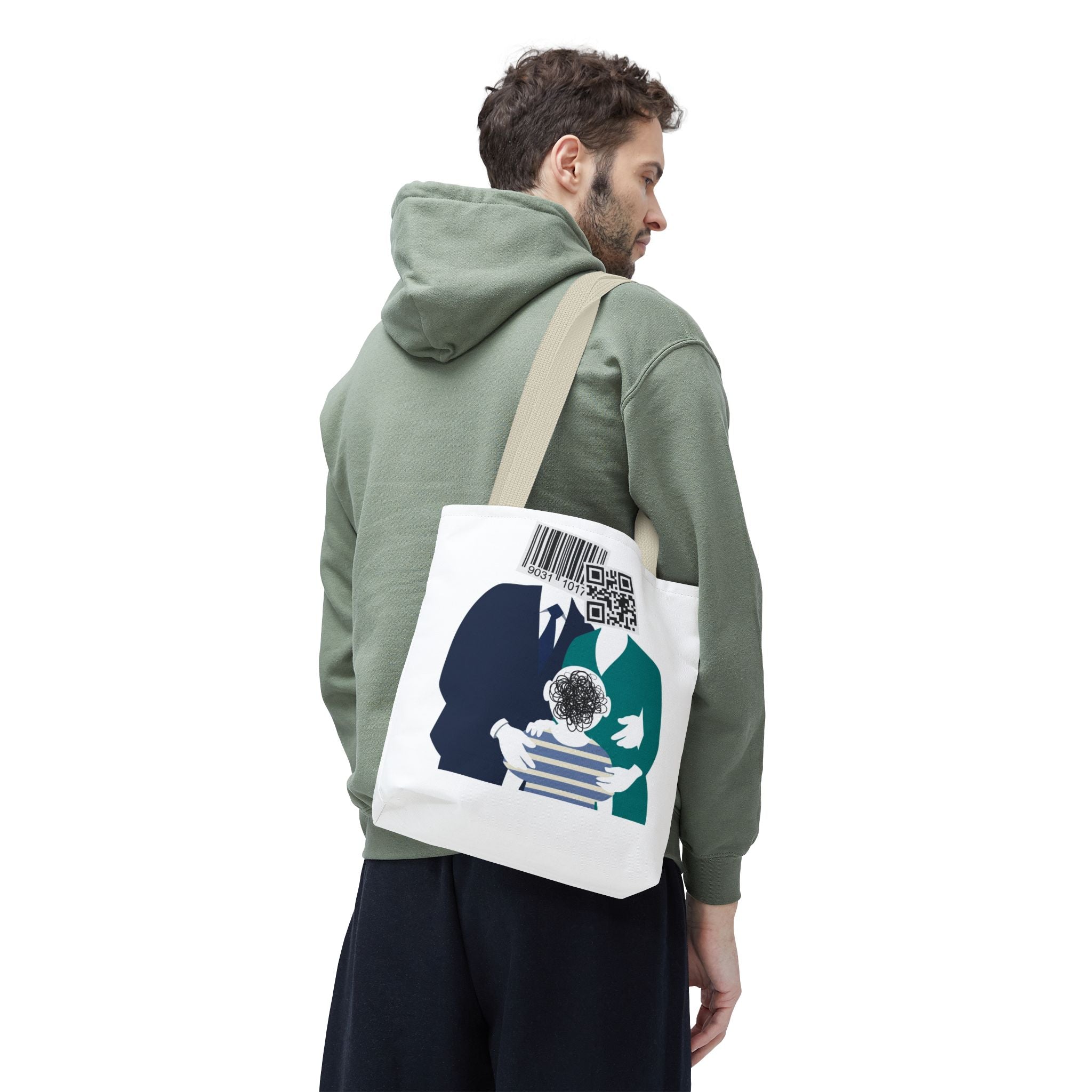 Barcode Family Portrait Tote Bag