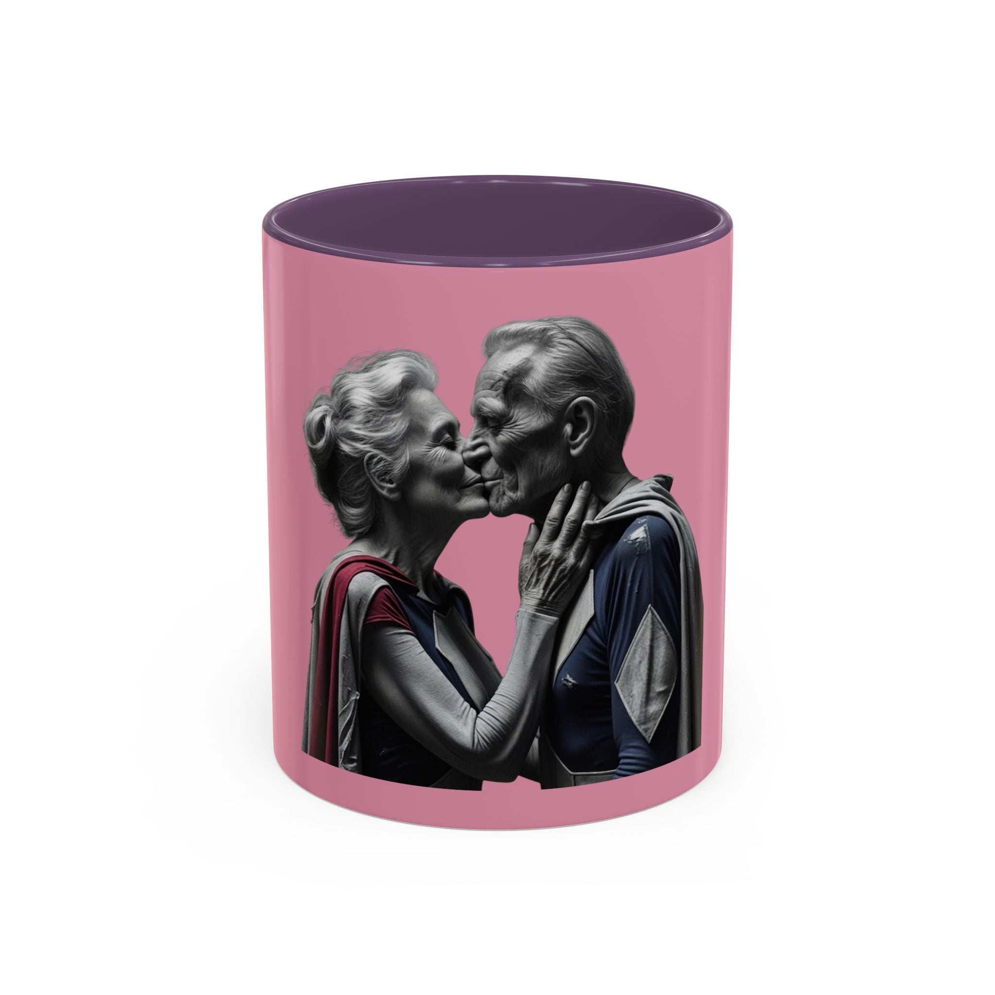 Elderly Superhero Couple — Coffee Mug