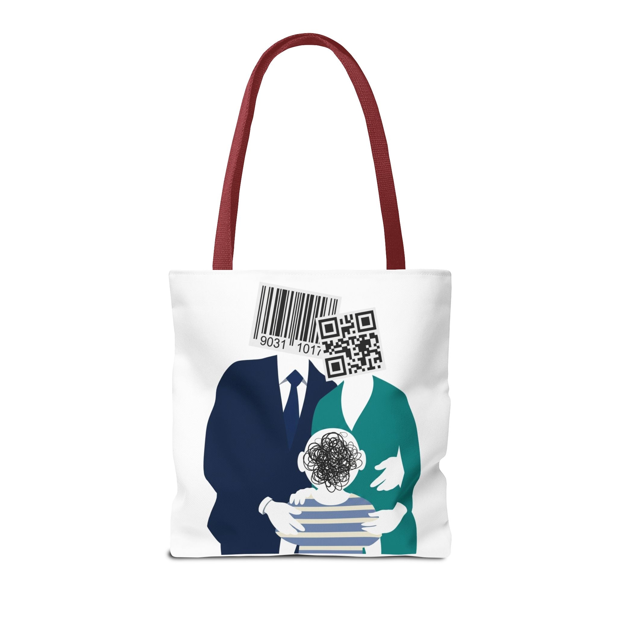 Barcode Family Portrait Tote Bag