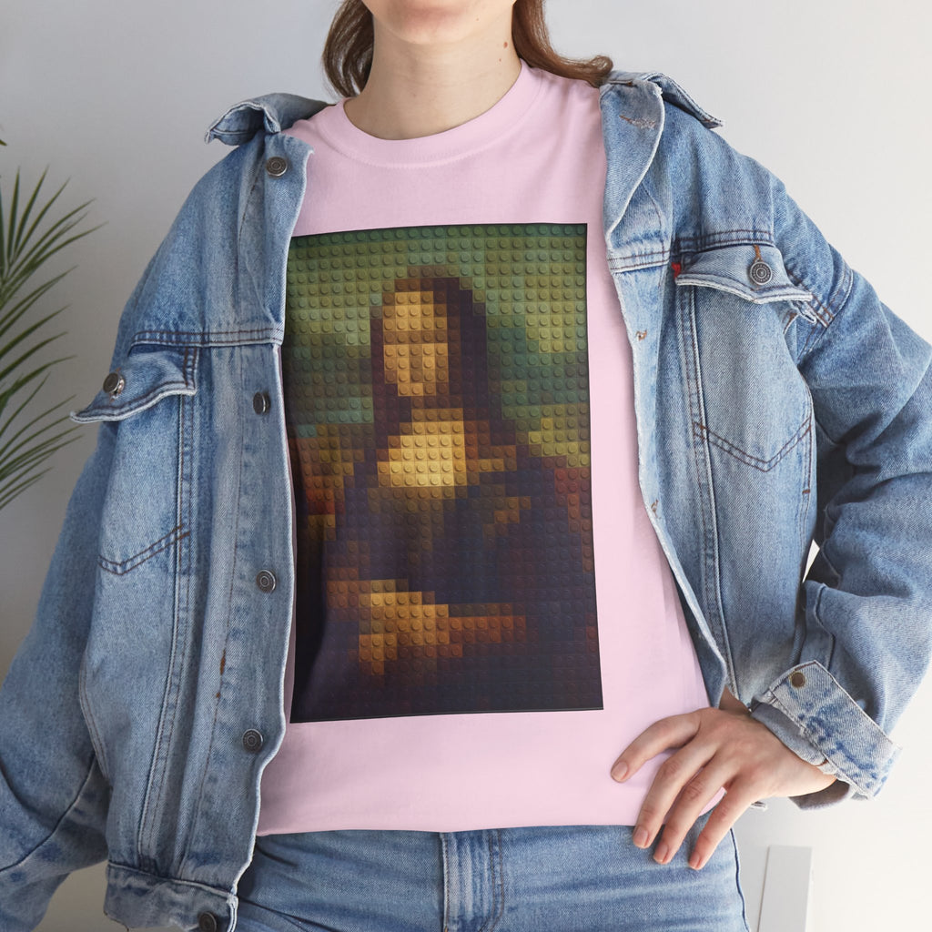 Pixelated Mona Lisa - T‑Shirt