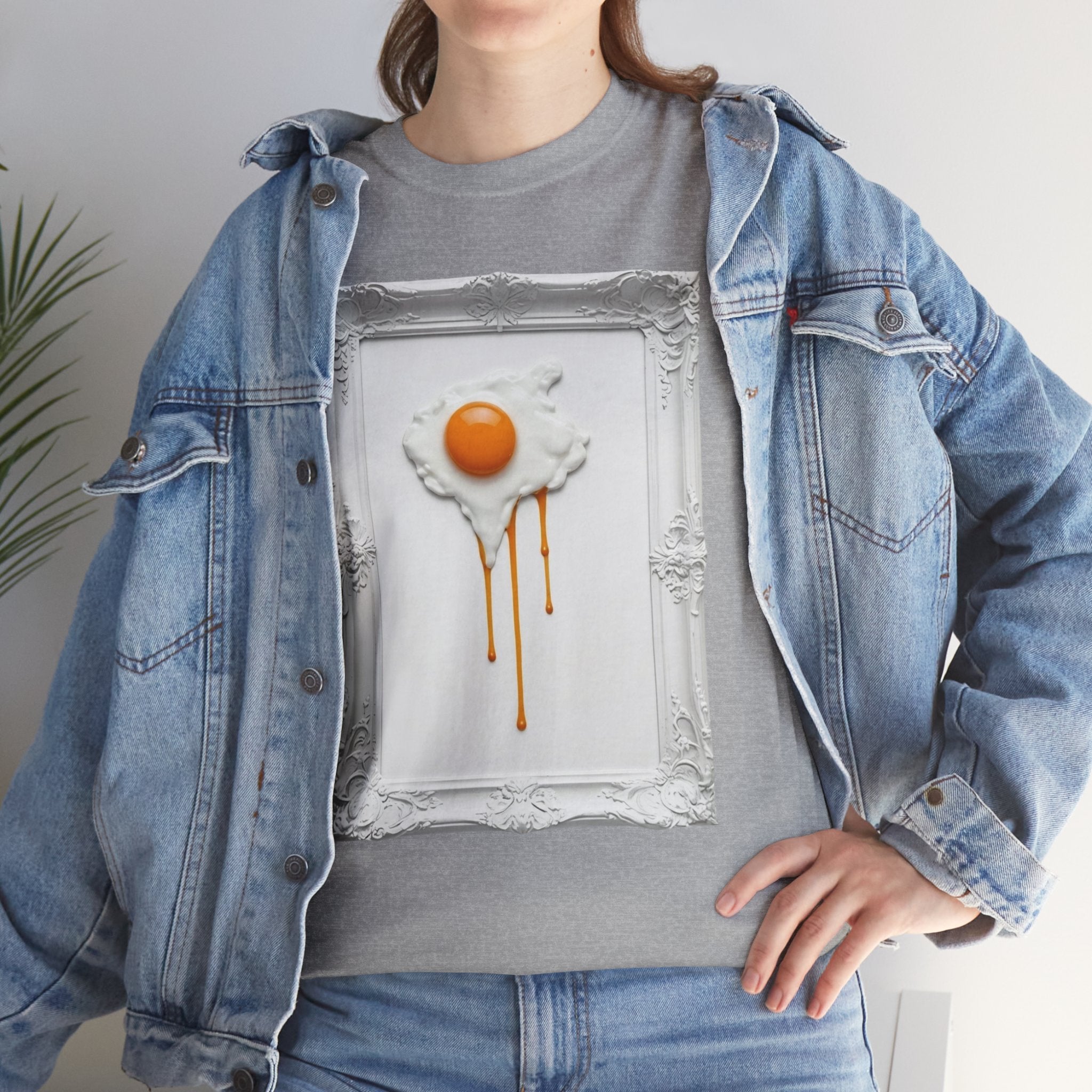 Artful Drip Fried Egg — T‑Shirt